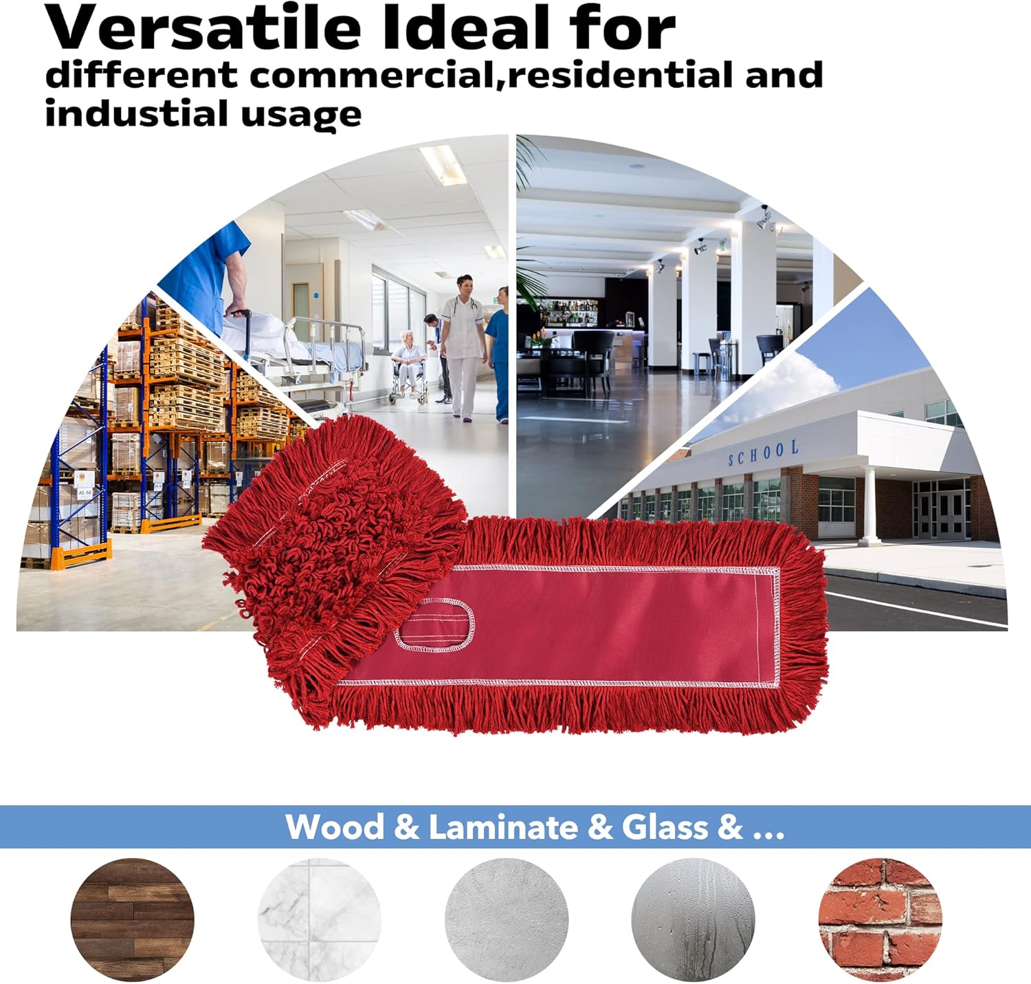 Matthew Cleaning 36 Cotton Dust Mop Refill 3 Pack