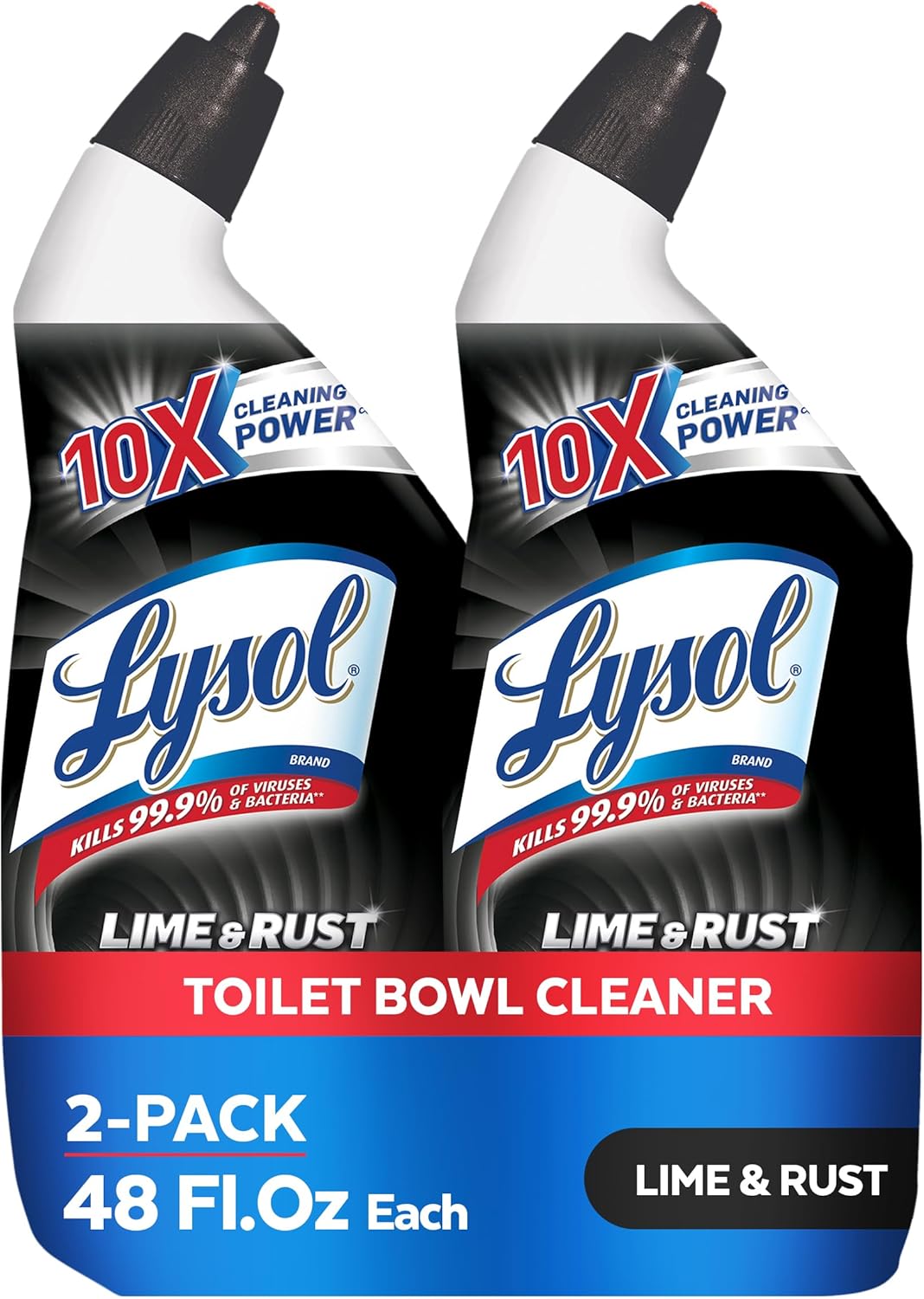 Lysol Lime Rust Remover Toilet Bowl Cleaner 48oz