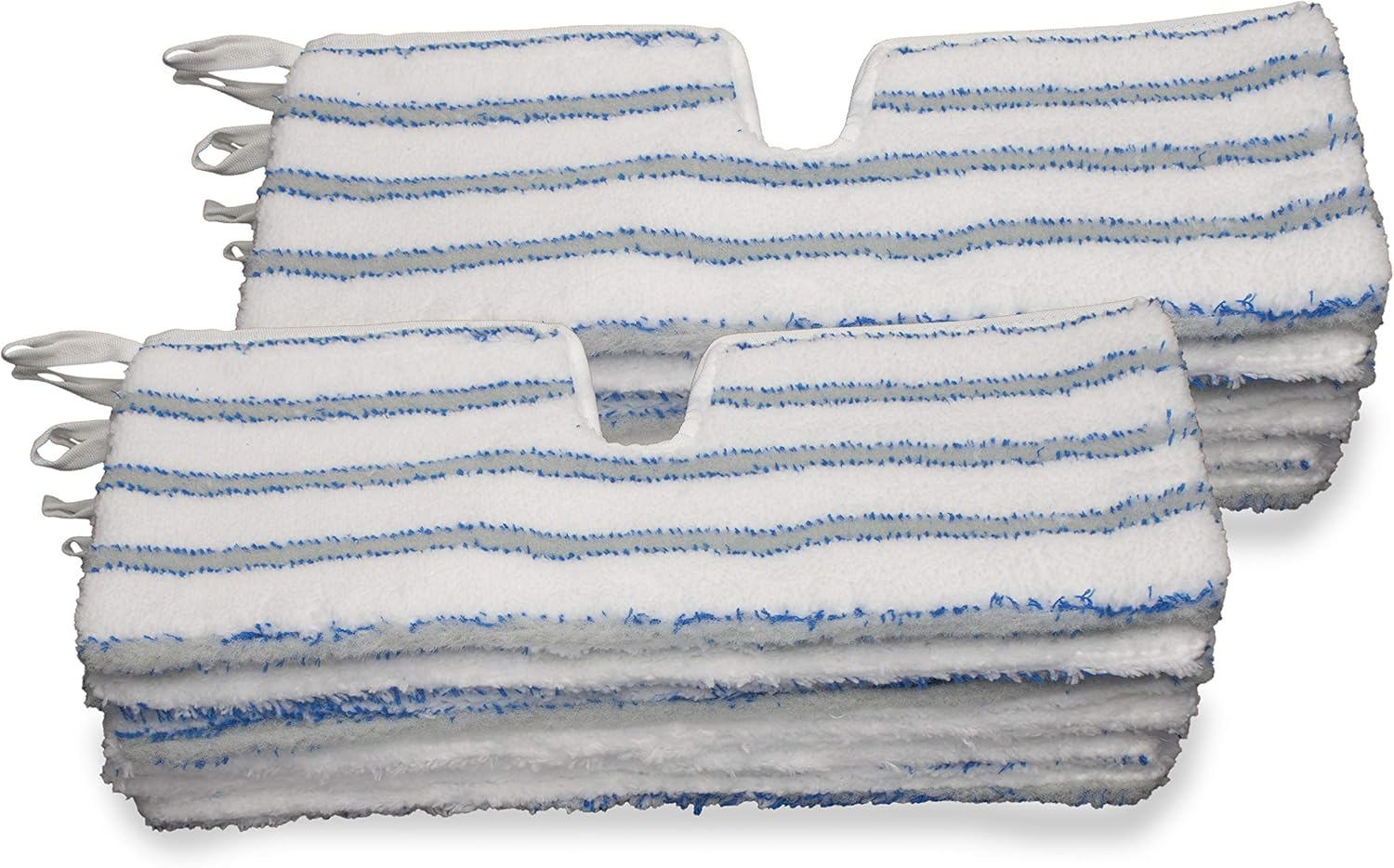 LTWHOME Design Replacement Dual-Sided Microfiber Scrub Mop Pads Pack of 12 1