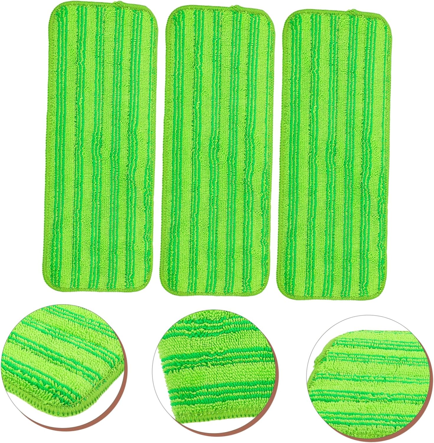 Ipetboom Microfiber Mop Refill Pads - Washable Durable Replacement Mop Heads