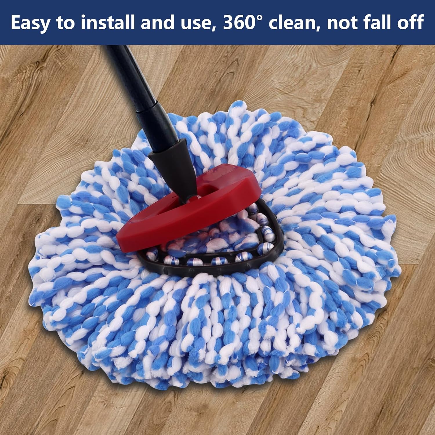 Anffeary 4 Piece Mop Head Set for O Cedar 2 Tank System