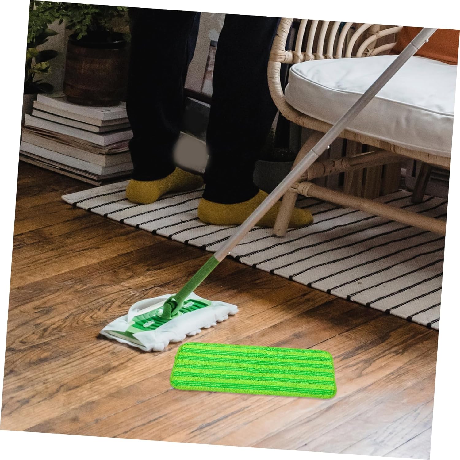 Ipetboom Microfiber Mop Refill Pads - Washable Durable Replacement Mop Heads
