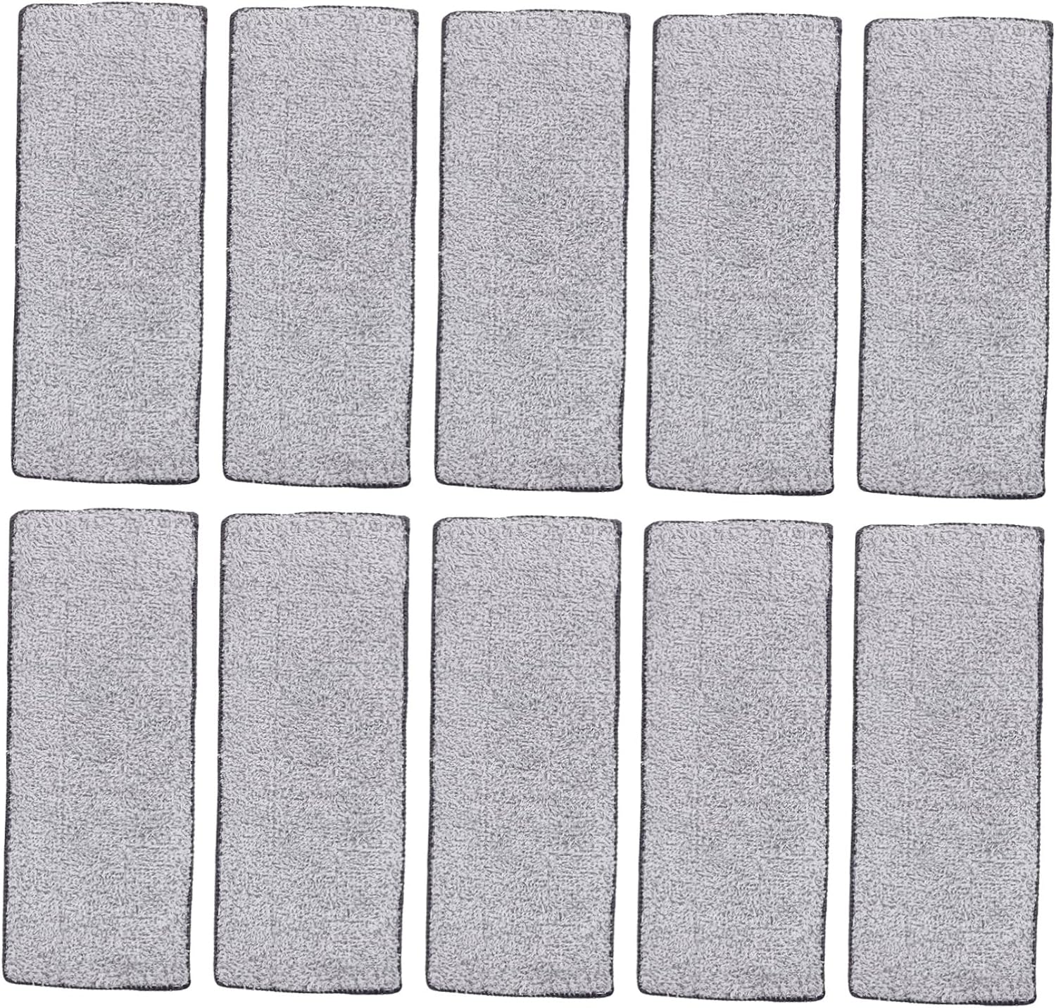 10pcs Reusable Microfiber Mop Pads for Hardwood Tile and Other Surfaces