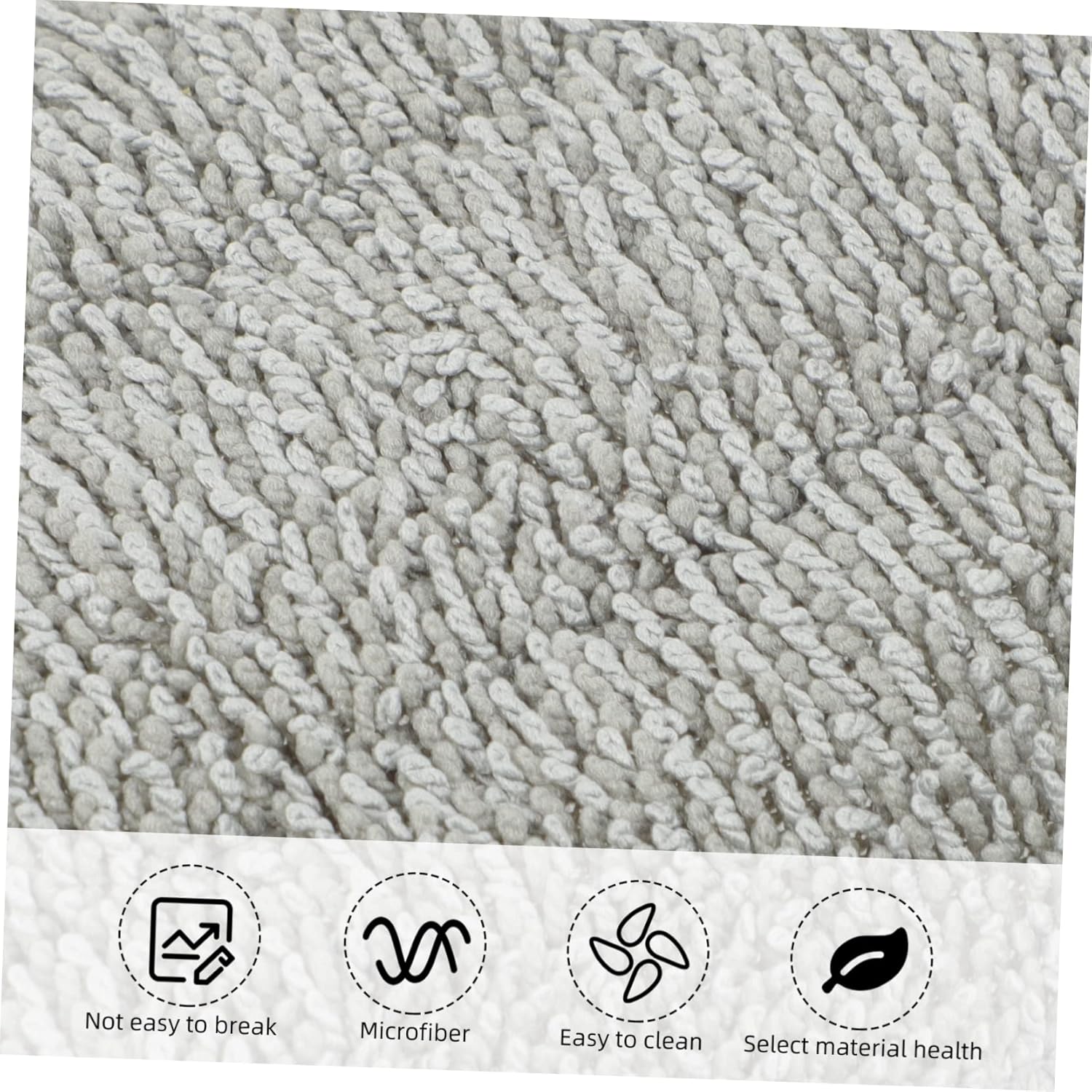 Ipetboom 5PCS Microfiber Mop Pads for Reusable Floor Cleaning