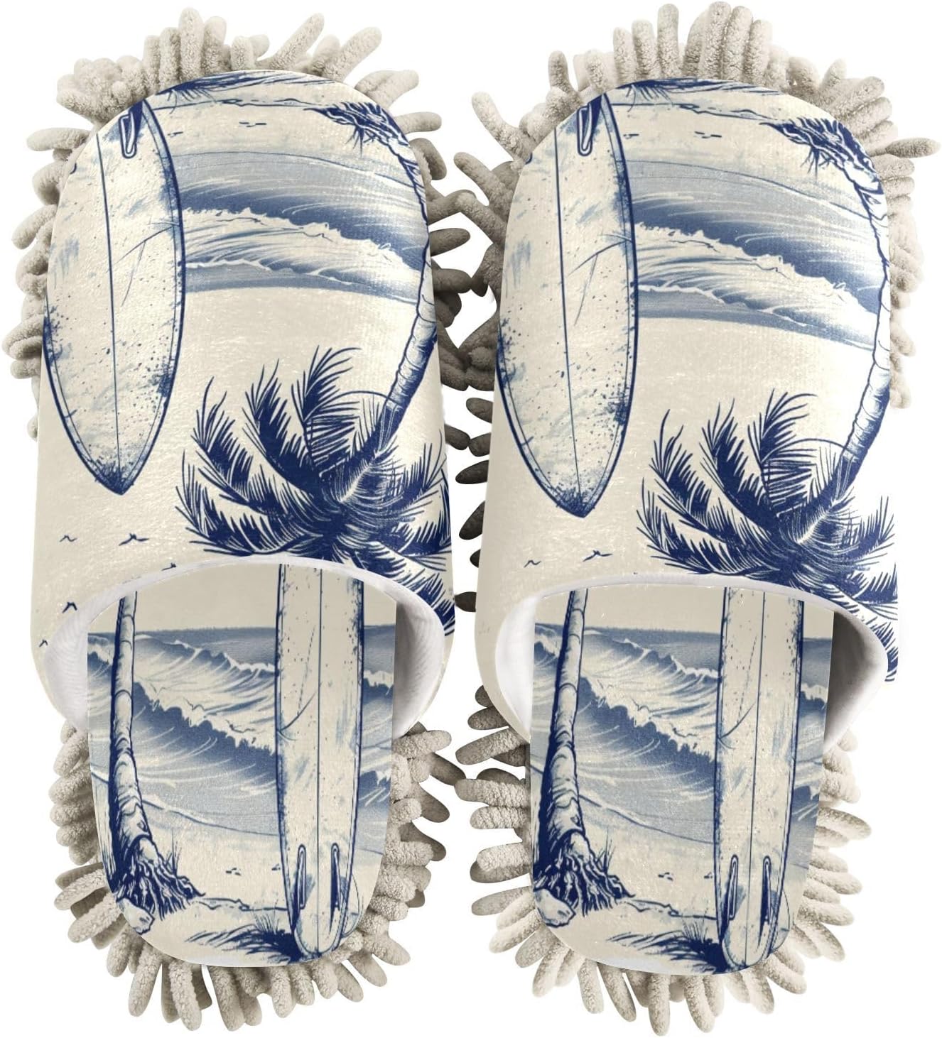 FLildon Microfiber Mop Slippers for House Floor Cleaning 1