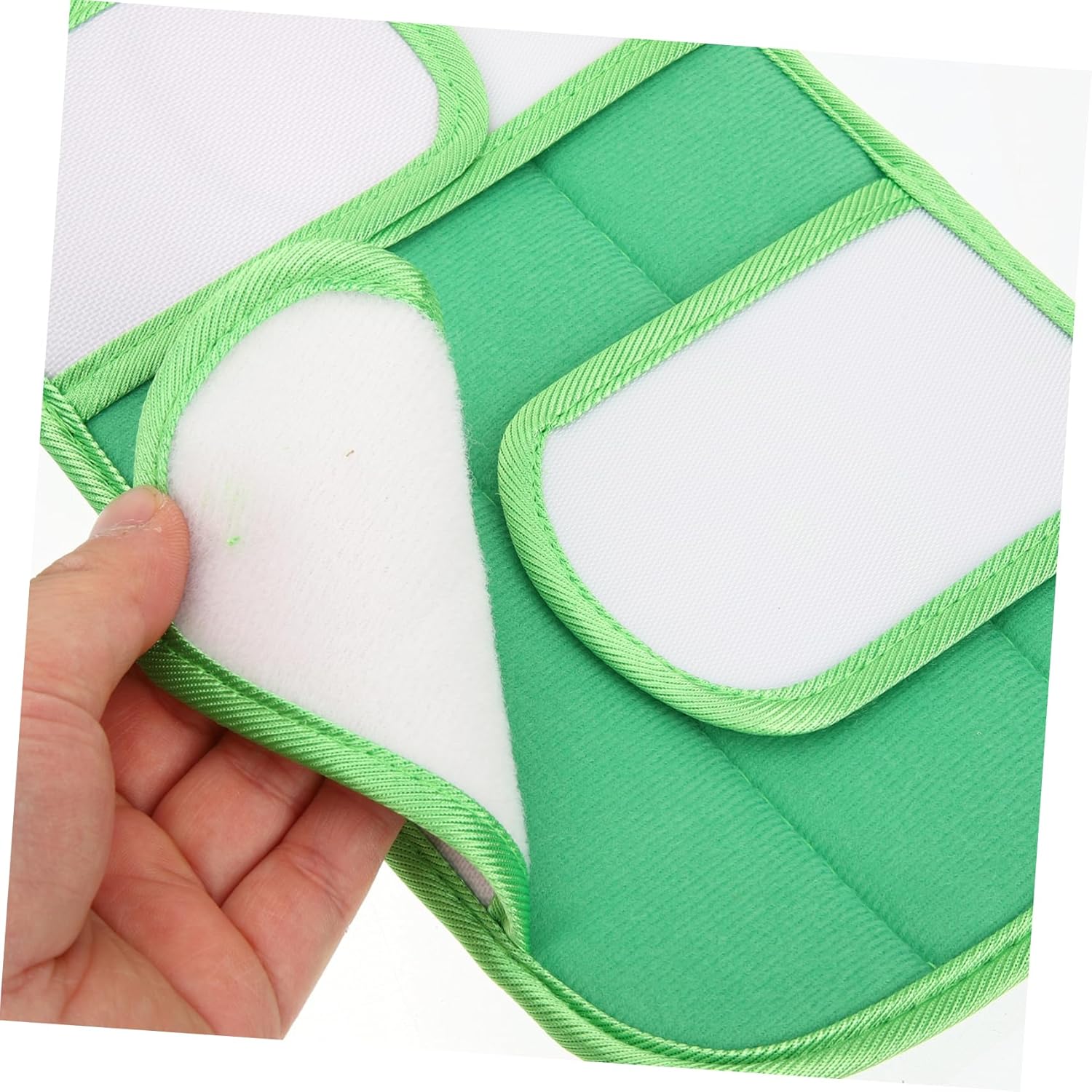 2Pcs Reusable Mop Pads for Swiffer Compatible Wet Dry Cleaning