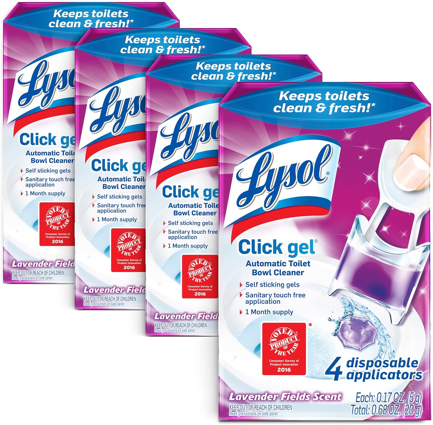 Lysol Automatic Toilet Bowl Cleaner Lavender 24 Count Pack