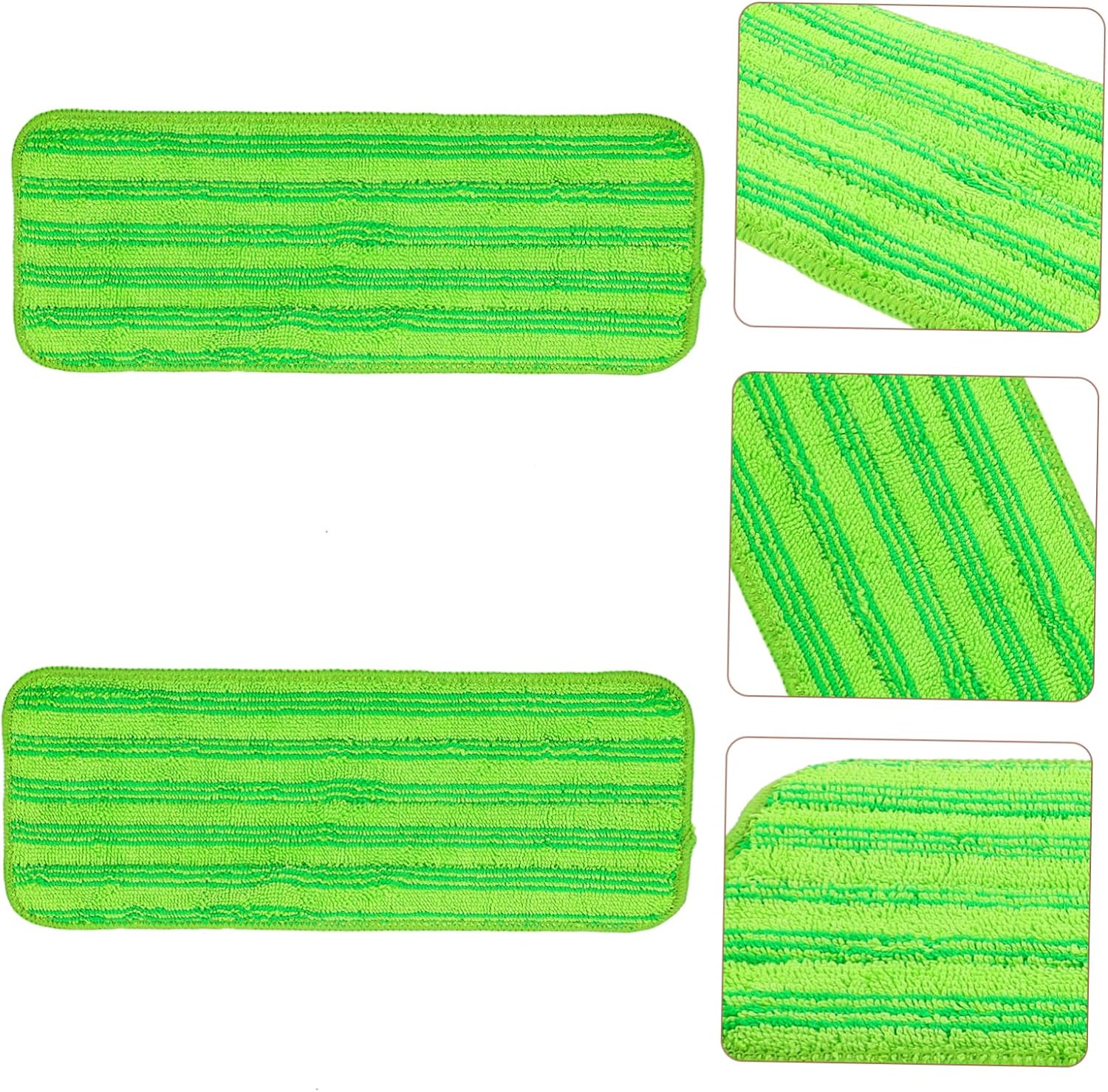 3pcs Microfiber Mop Pads Replacement Washable for Hardwood Tile