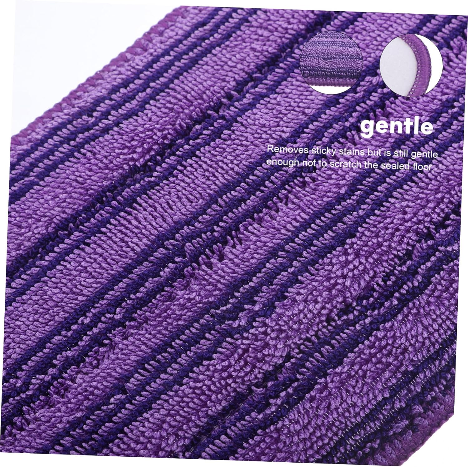 2pcs Microfiber Mop Pad Refill Washable