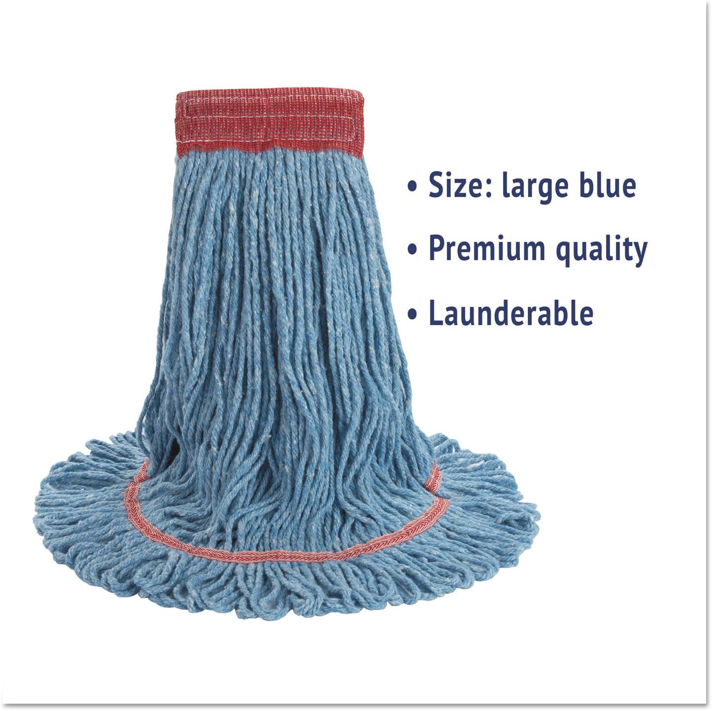Boardwalk BWK503BLCT 5 Inch Super Loop Mop Head