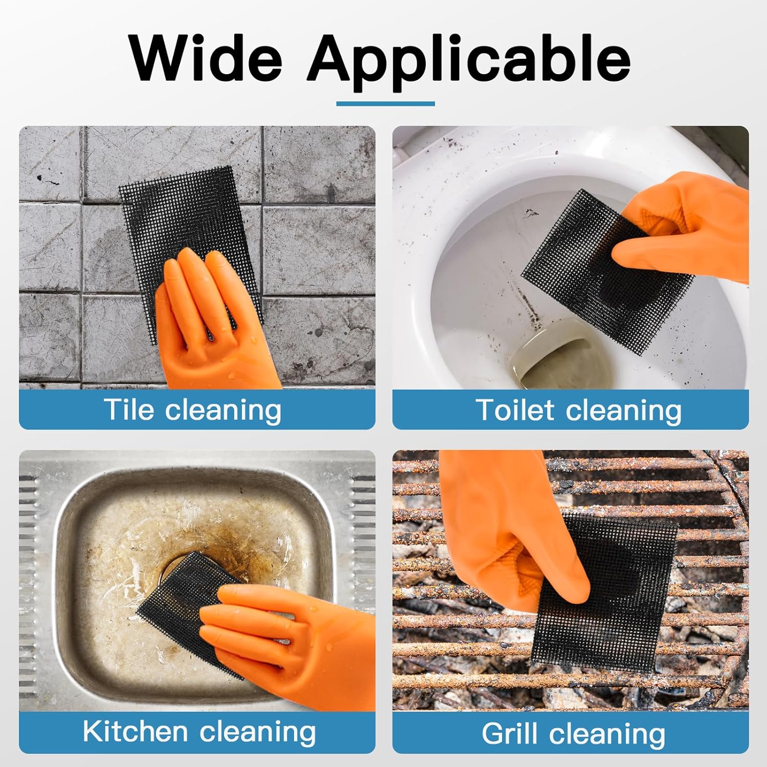 Yncotte Toilet Cleaner Mesh Pads 15PCS