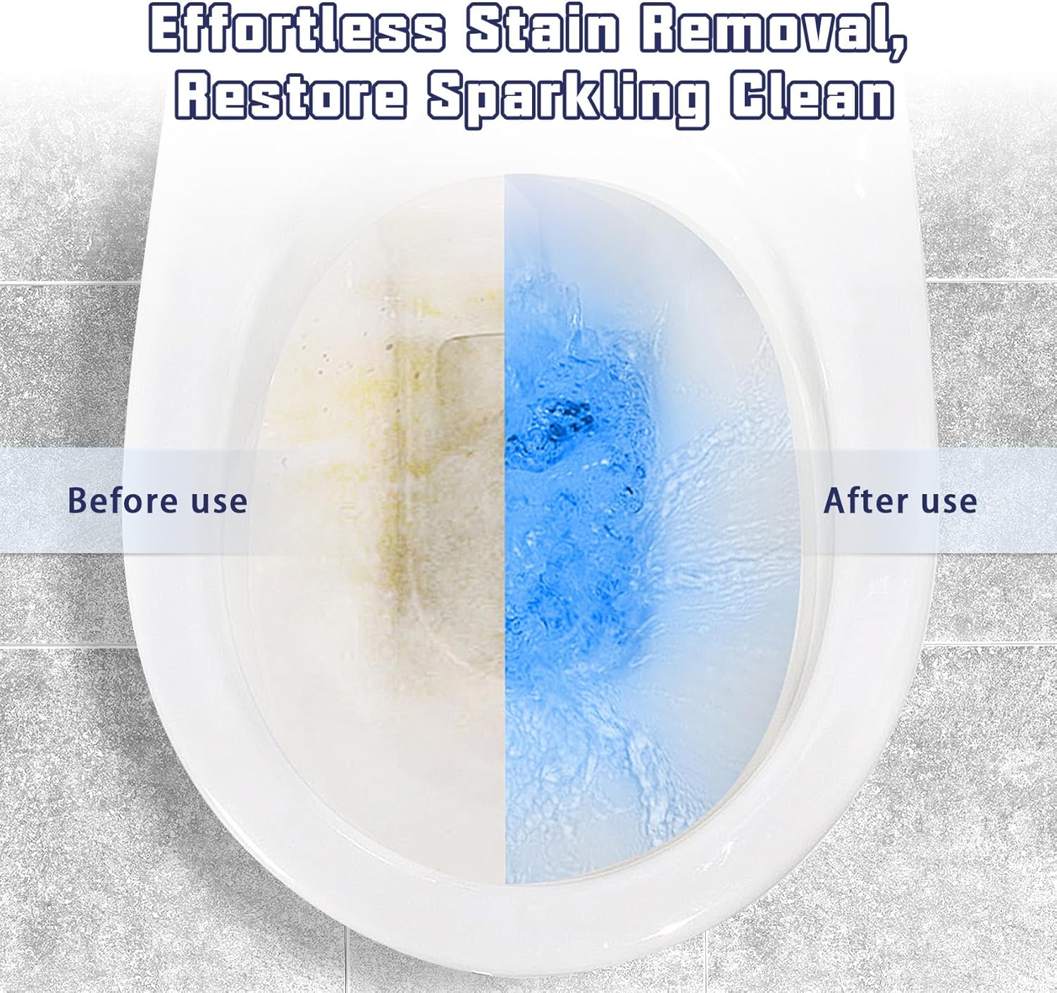 TIMOHCR Toilet Bowl Tablets with Light Lemon Scent