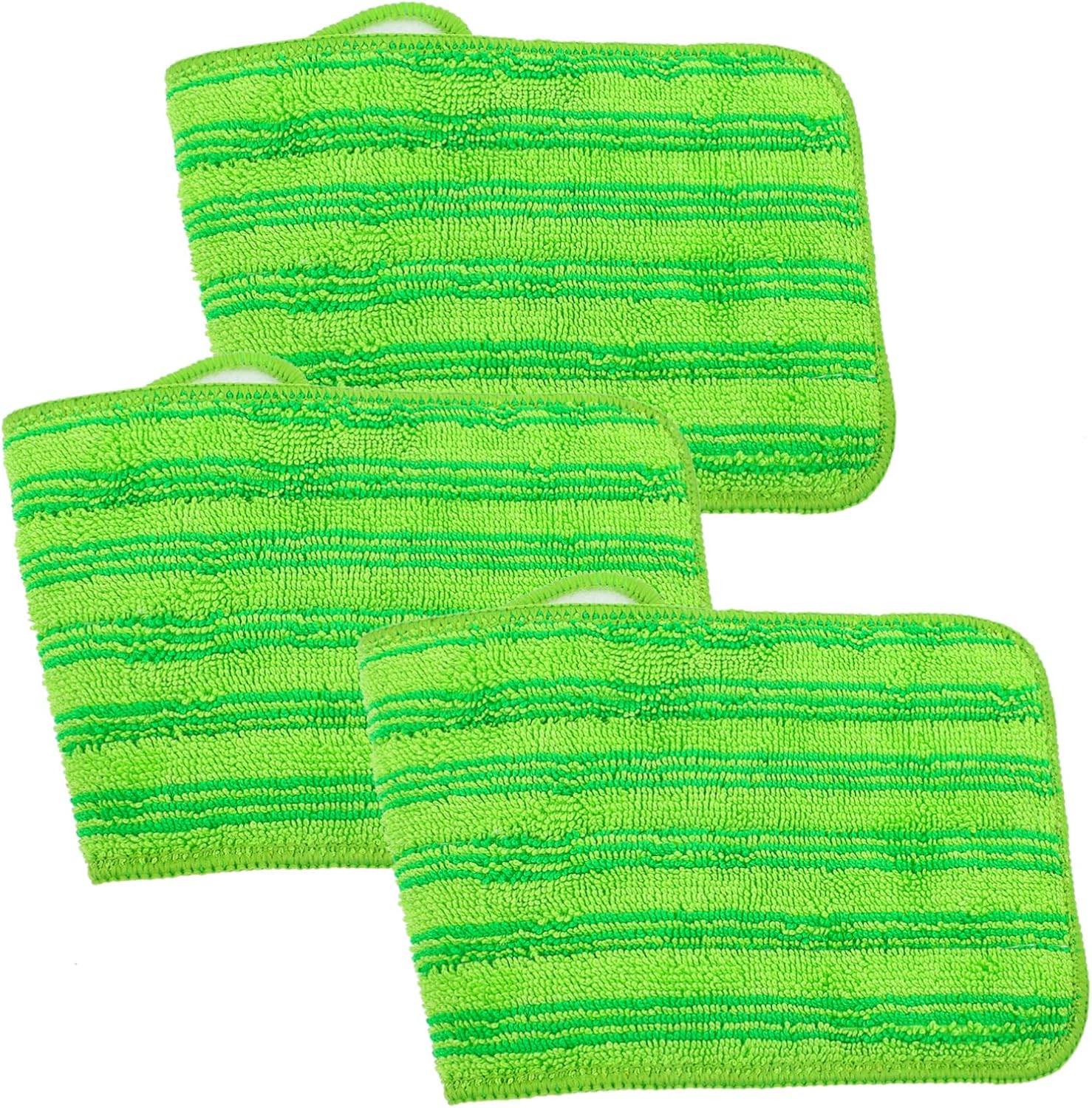 3pcs Microfiber Mop Pads Replacement Washable for Hardwood Tile