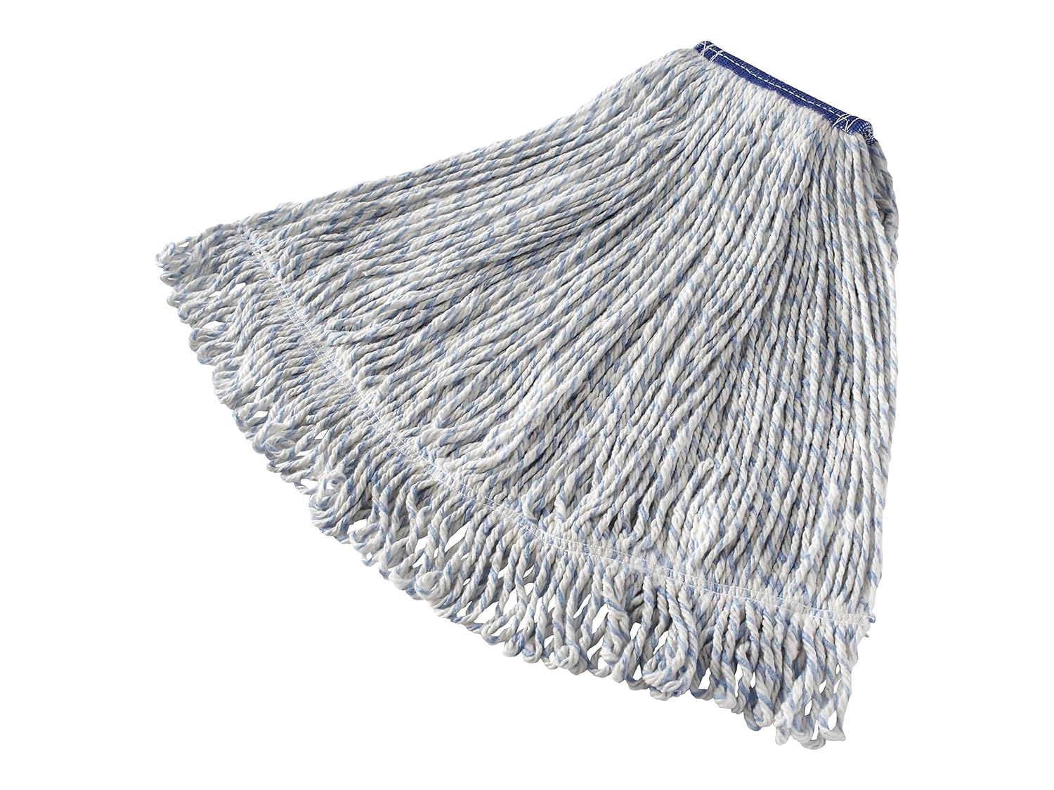 Rubbermaid Commercial Finish Wet Mop Head Replacement 24-Ounce 1-Inch Headband White