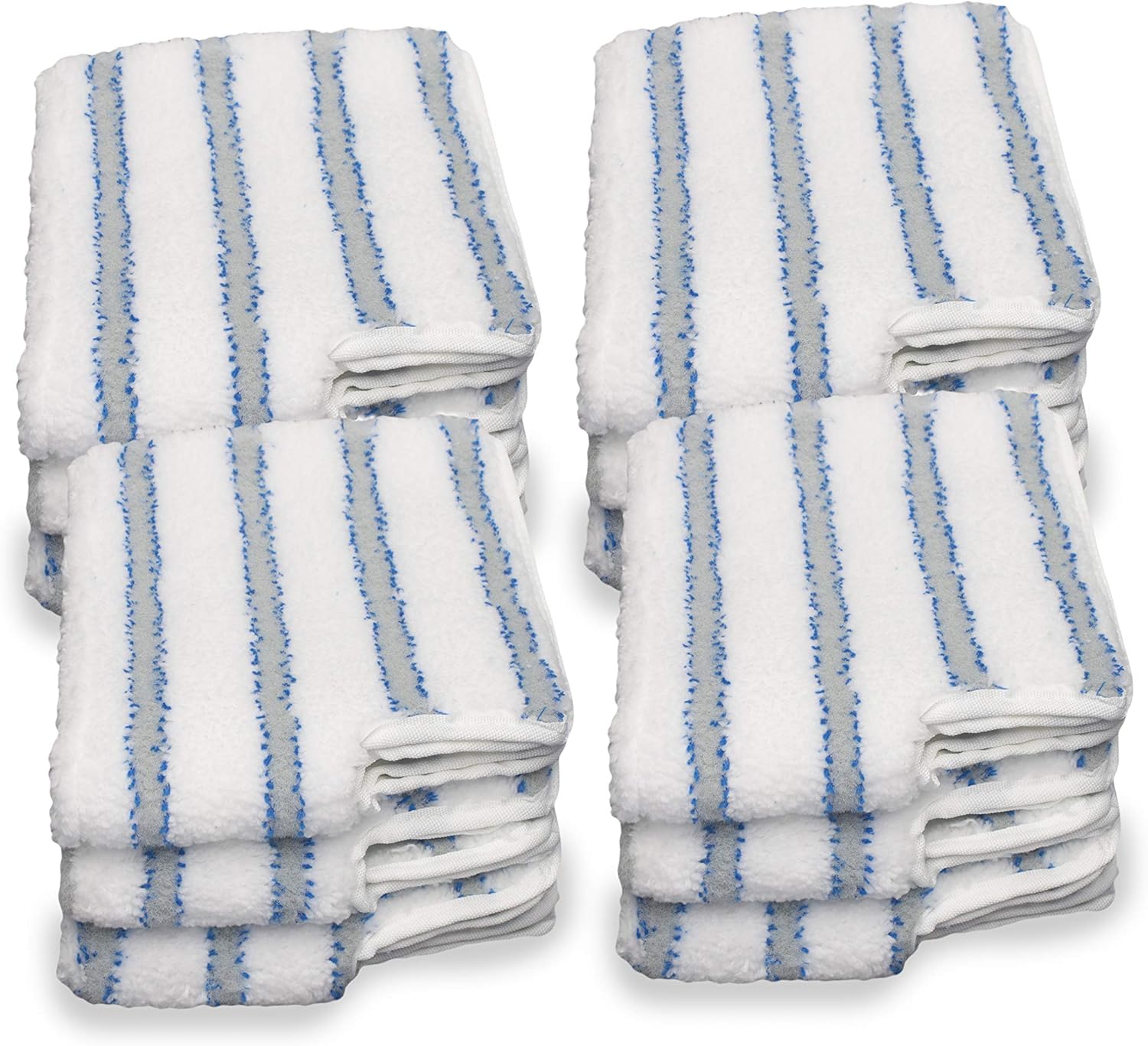 LTWHOME Design Replacement Dual-Sided Microfiber Scrub Mop Pads Pack of 12 1
