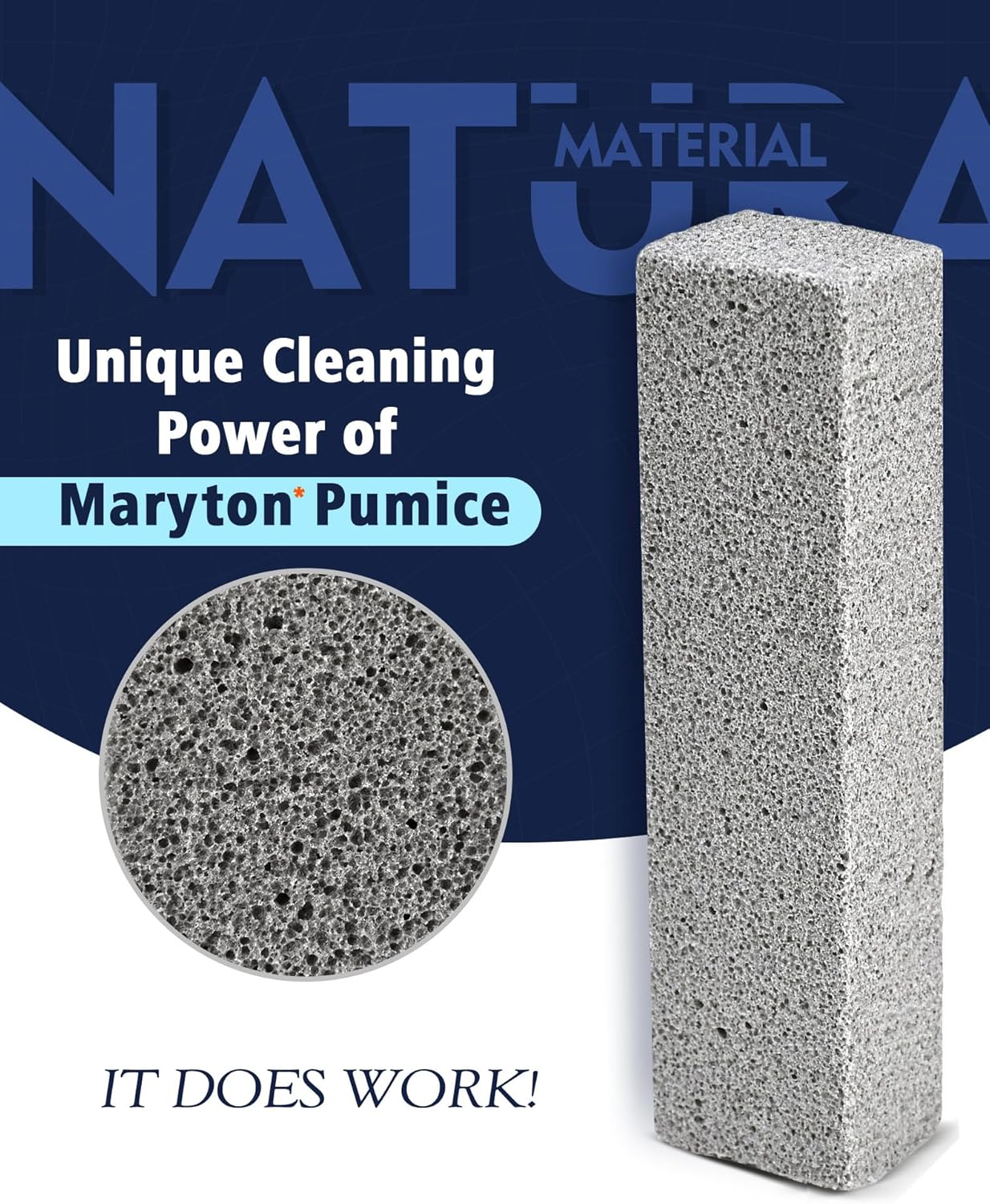 MARYTON Pumice Stick for Toilet and Bathroom Cleaning 8 Count