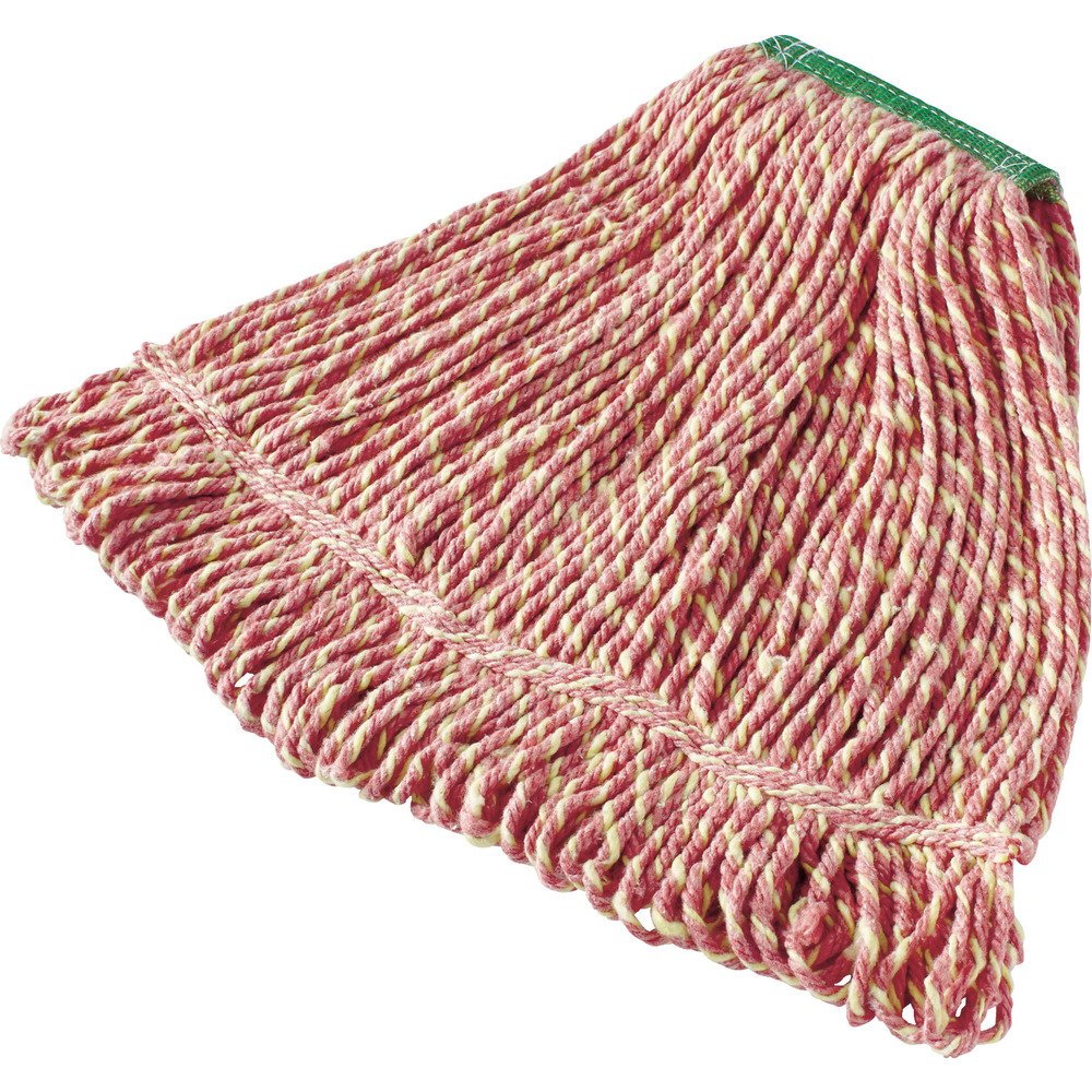 Rubbermaid Super Stitch Mop Head Replacement 1-Inch Medium Red