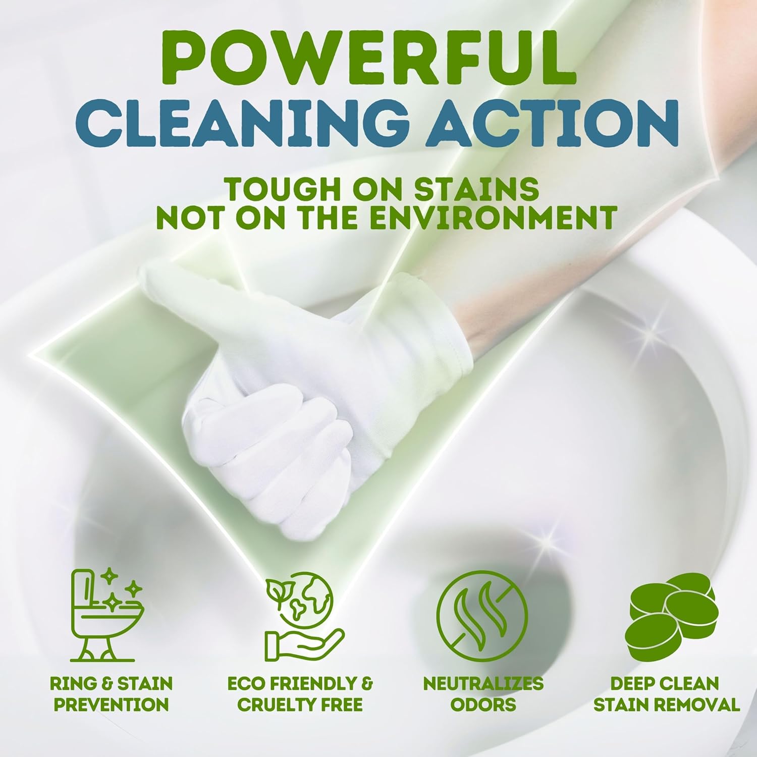 Bubbleburps Toilet Cleaner Sheets Tablets Combo