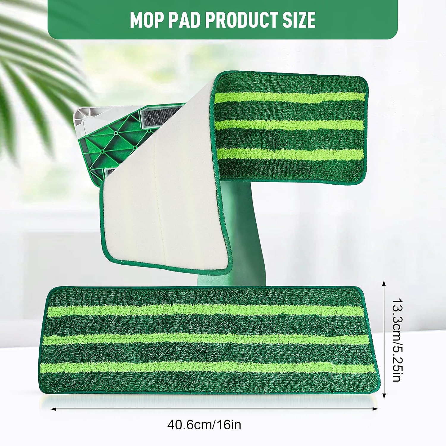 3 Pack Microfiber Mop Refills for Libman Freedom Spray Mop
