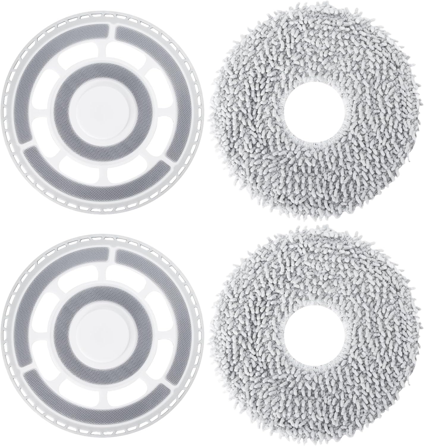 Fixbetter Replacement Mop Cloths with Holder for Roborock Models