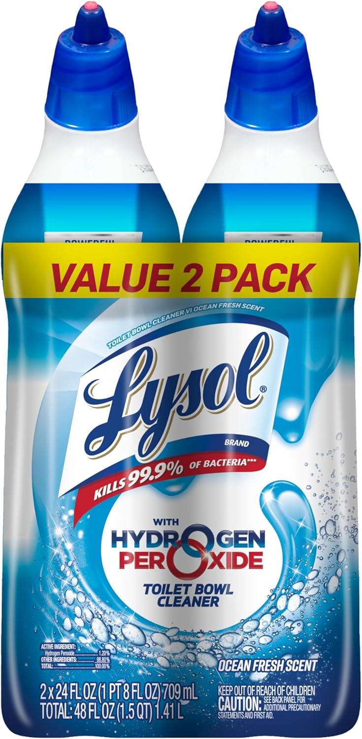 Lysol Toilet Bowl Cleaner Gel 24oz Pack of 2 1