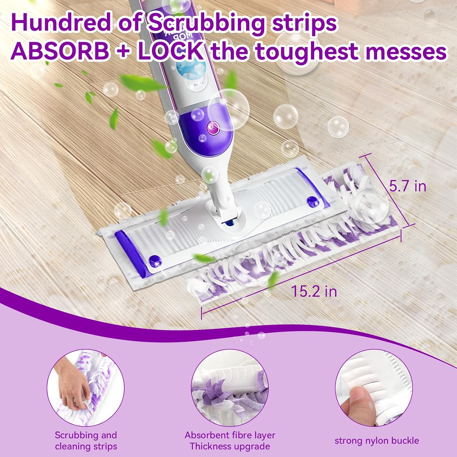 Torchero 30 Count Swiffer PowerMop Mopping Pad Refills