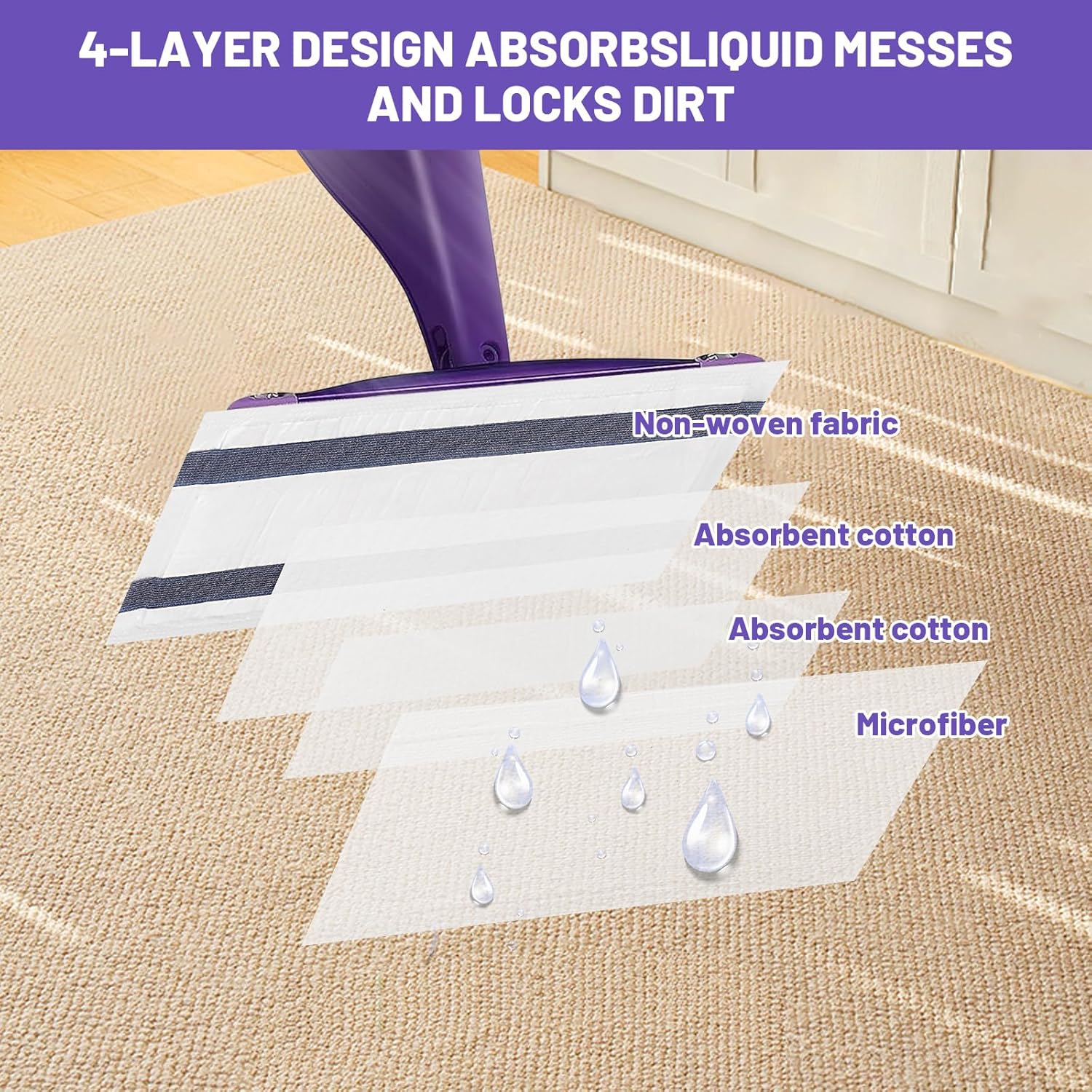 30 Pack Swiffer Wet Jet Mop Pad Refills - Multi Surface Deep Clean