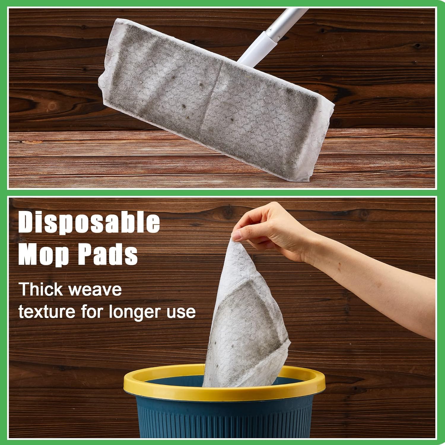 Zubebe 600 Pcs Disposable Dry Mop Refills