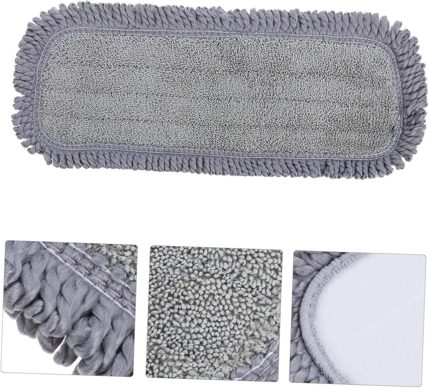 2pcs Microfiber Mop Pads for Efficient Floor Cleaning 1