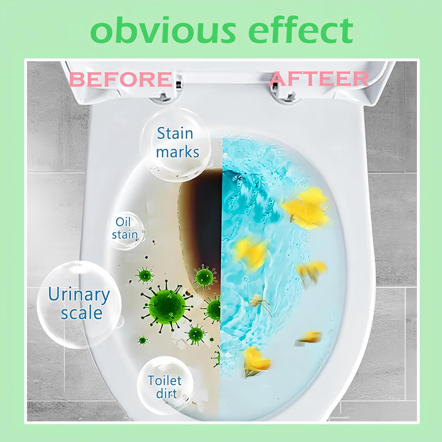 Toilet Bowl Cleaner with Long-Lasting Fresh Scent and Easy Use