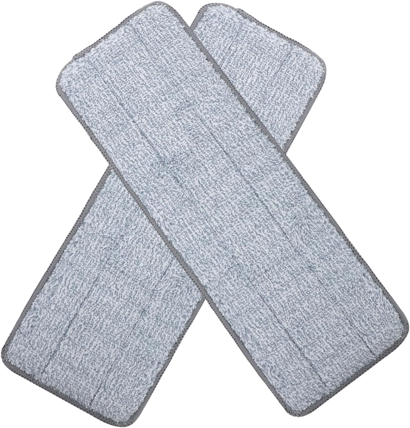 CALLARON 2pcs Microfiber Mop Pads for Hardwood Tile Marble
