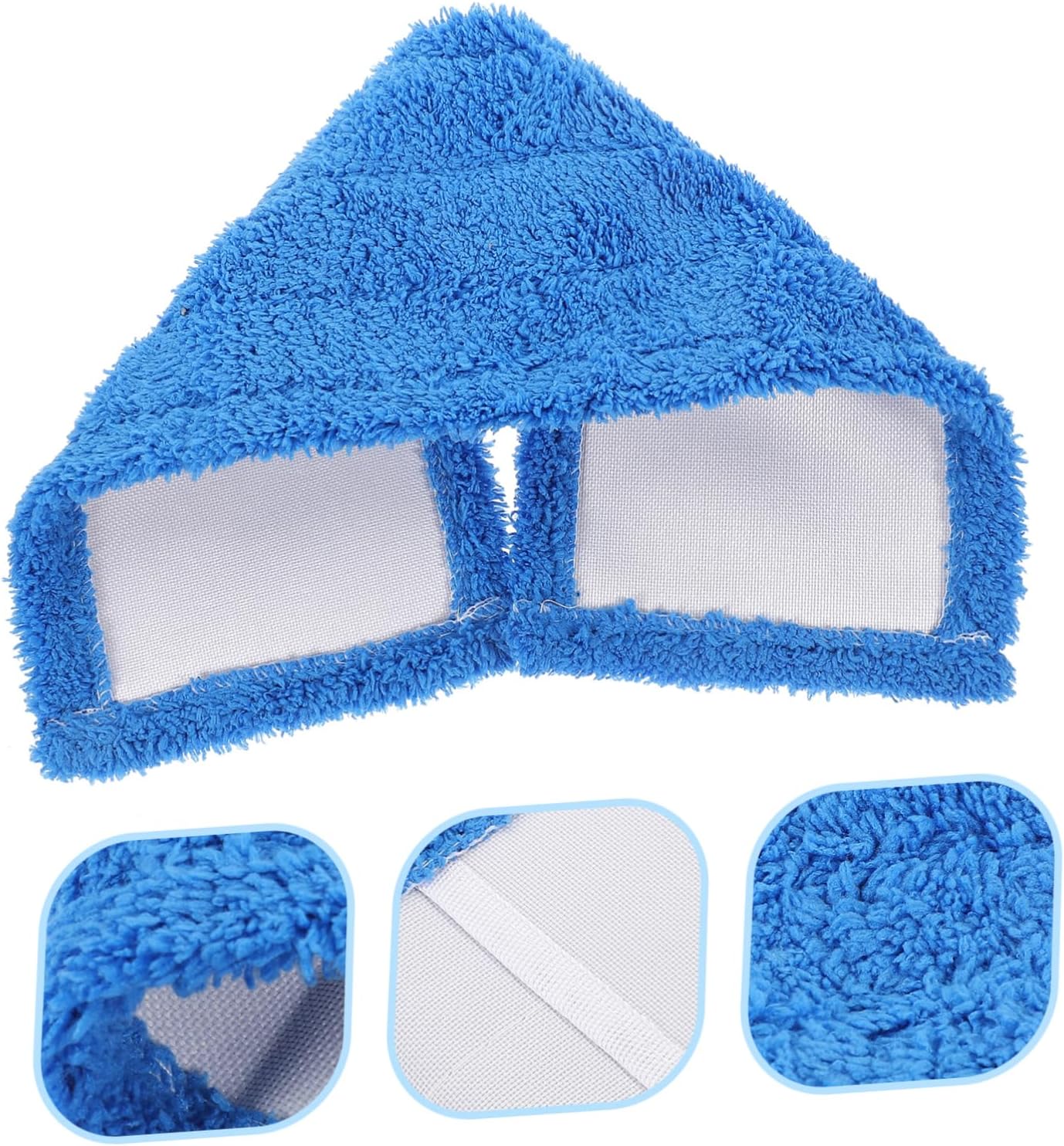 SHERCHPRY Microfiber Mop Head Refill Pads 4-Pack