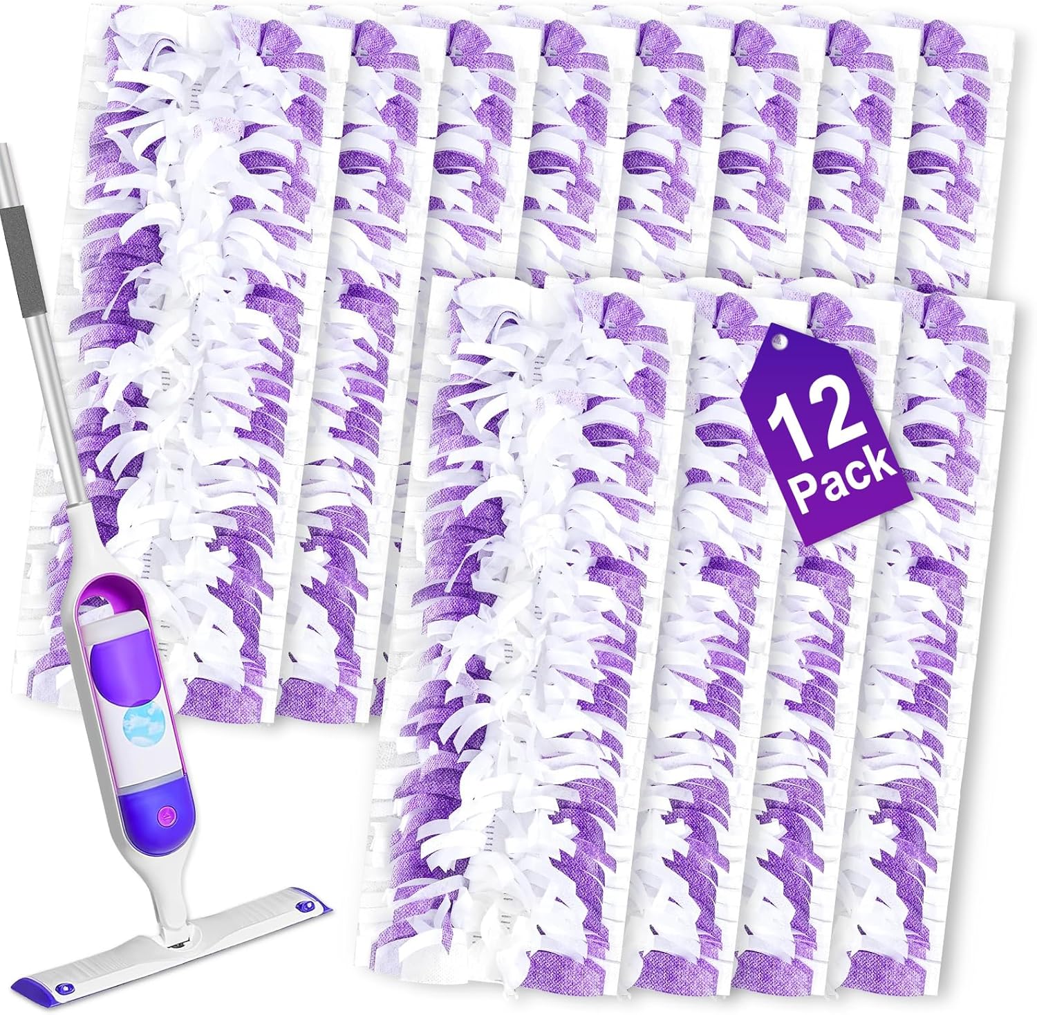 12 Pack Hofosi Swiffer Replacement Mop Pads
