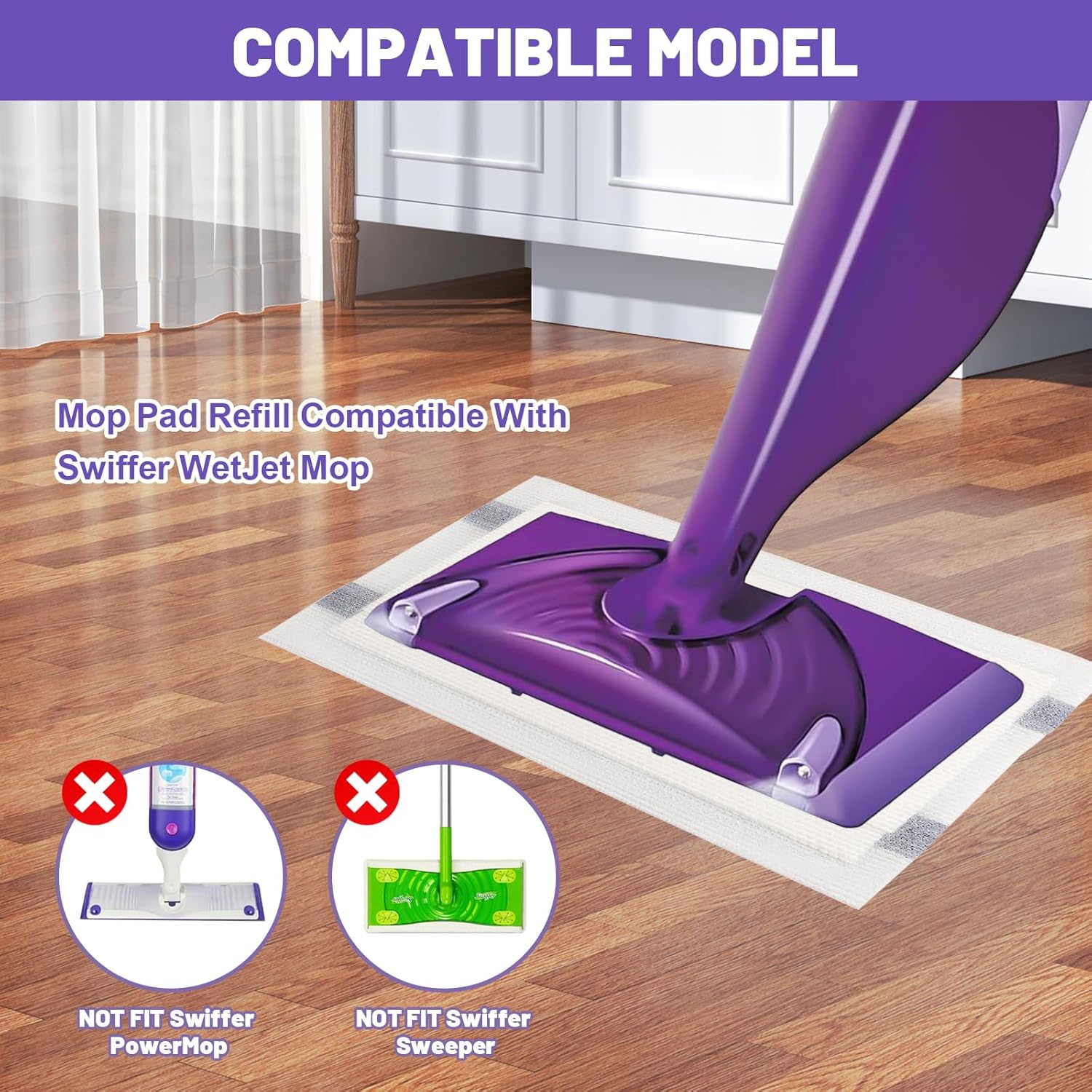 30 Pack Swiffer Wet Jet Mop Pad Refills - Multi Surface Deep Clean
