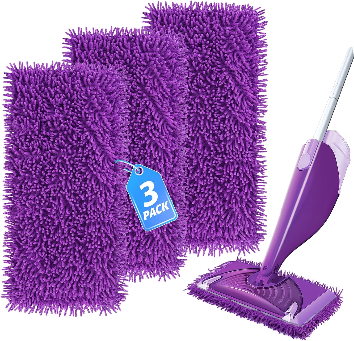 KeeTidy Wet Jet Pads for Swiffer 3 Pack