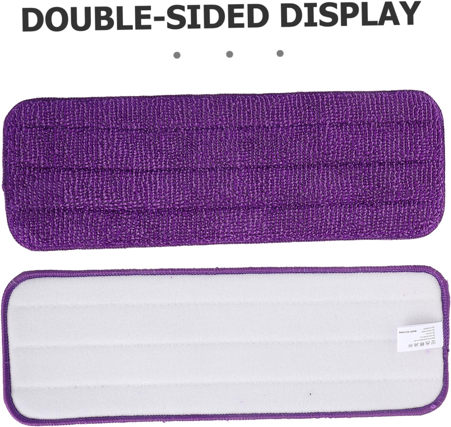 2PCS High Absorbent Microfiber Replacement Mop Heads