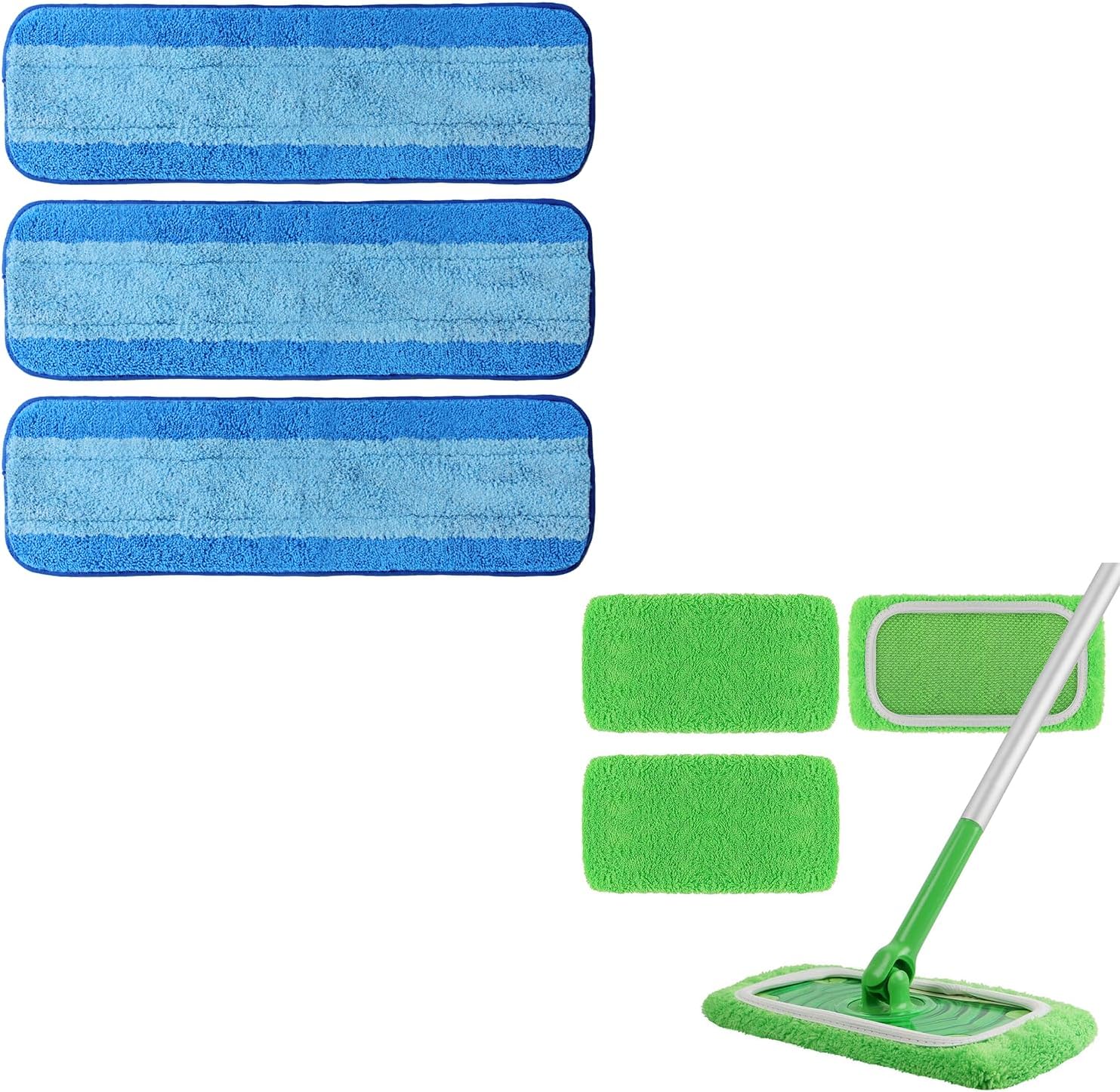 6 Pack Microfiber Mop Pads for Bona and Swiffer