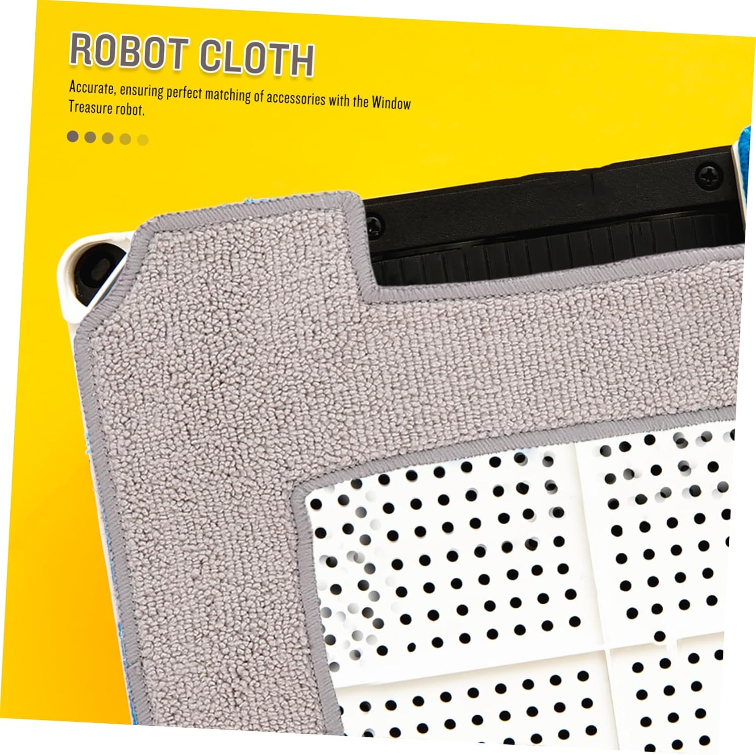 4Pcs Window Cleaning Mop Cloths for Robot Cleaners 1