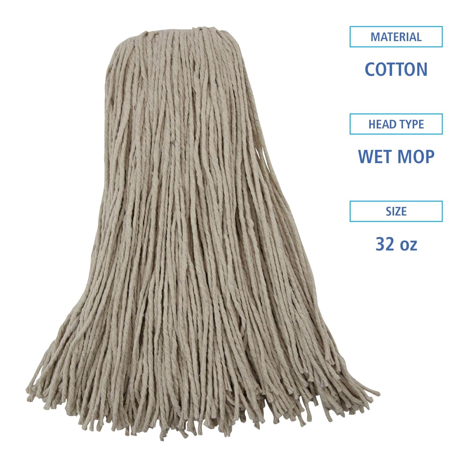 Boardwalk Mop Head 32oz Cotton 12Carton