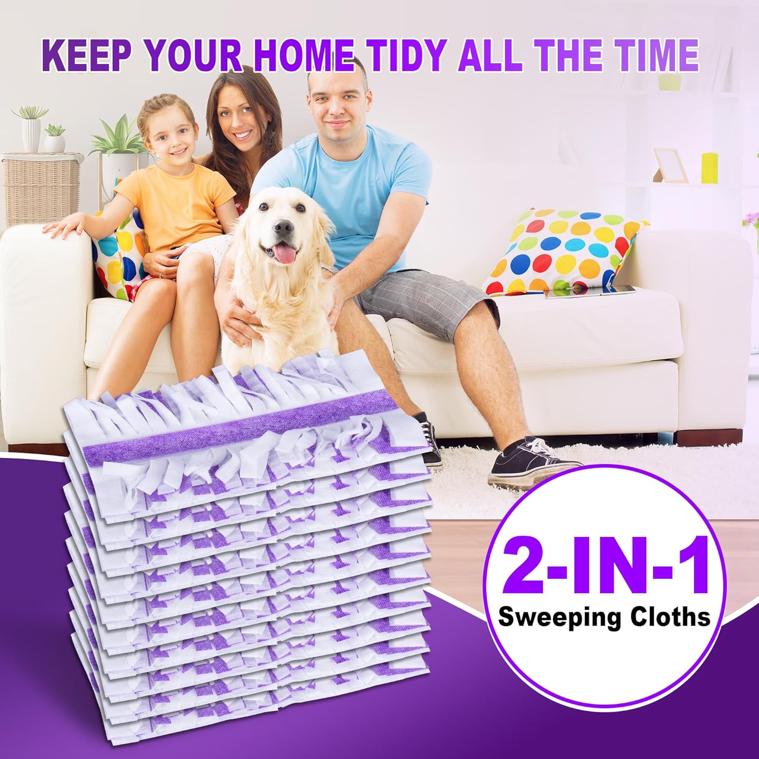 FORSPEEDER 10 Count Mopping Pads for Swiffer WetJet
