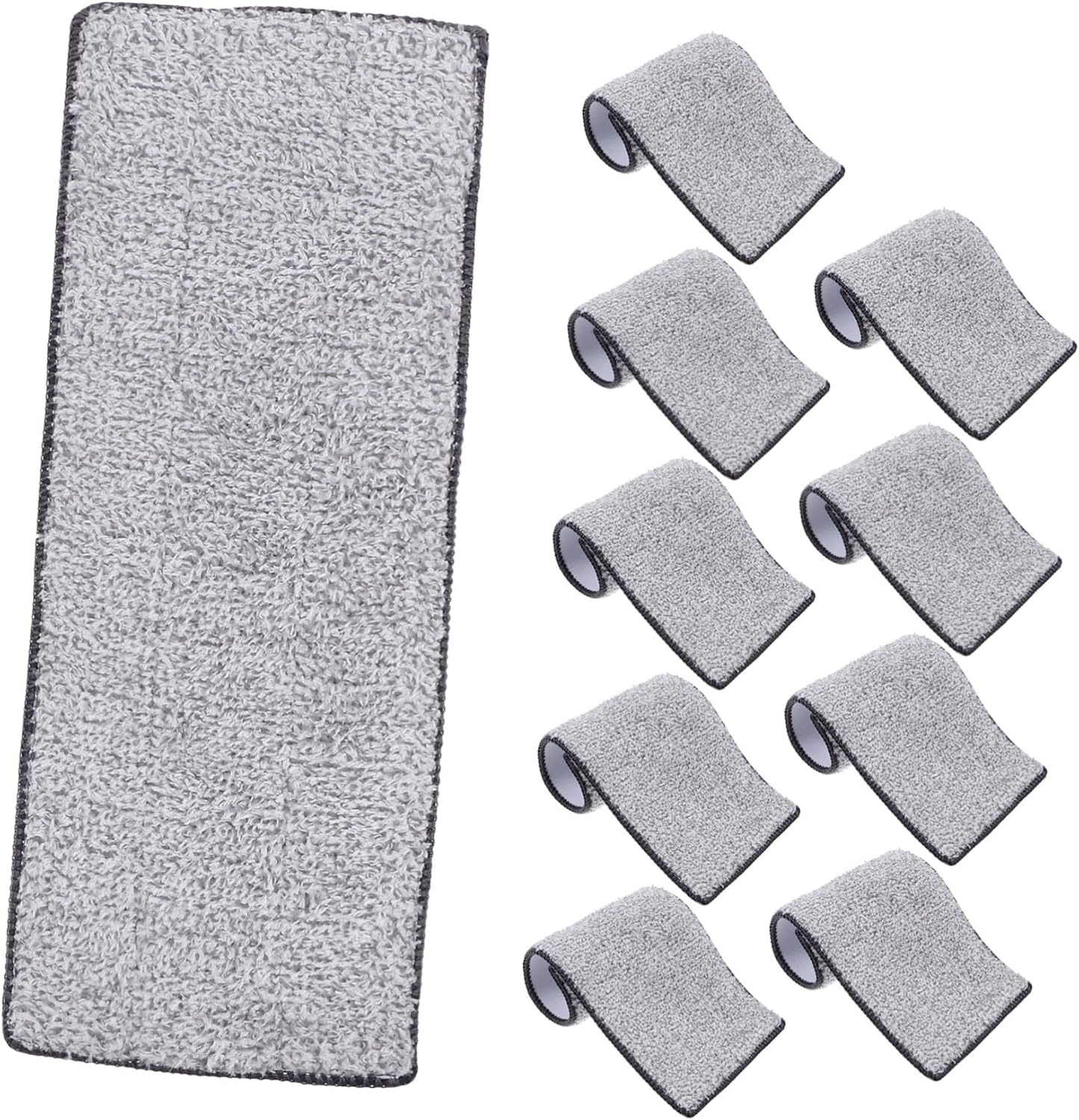 10pcs Reusable Microfiber Mop Pads for Home Cleaning