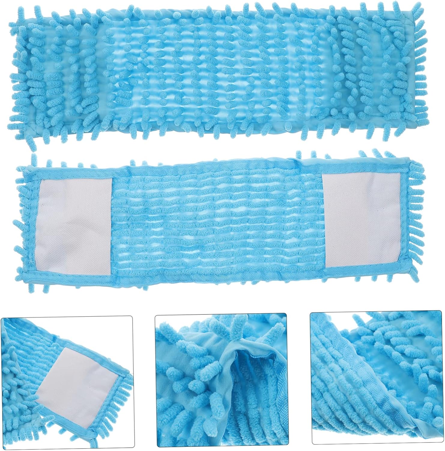 Ipetboom 2pcs Blue Mop Cloth Replacement 1