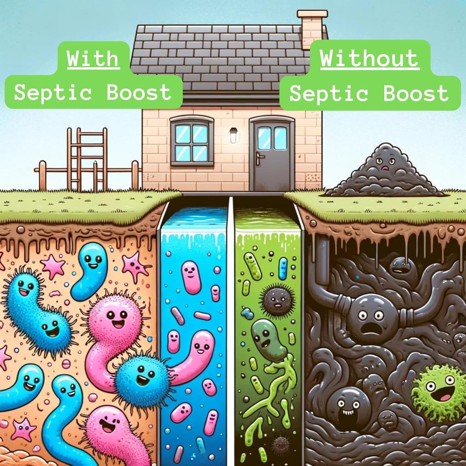 Septic Boost Toilet Bowl Cleaner - 1 Quart