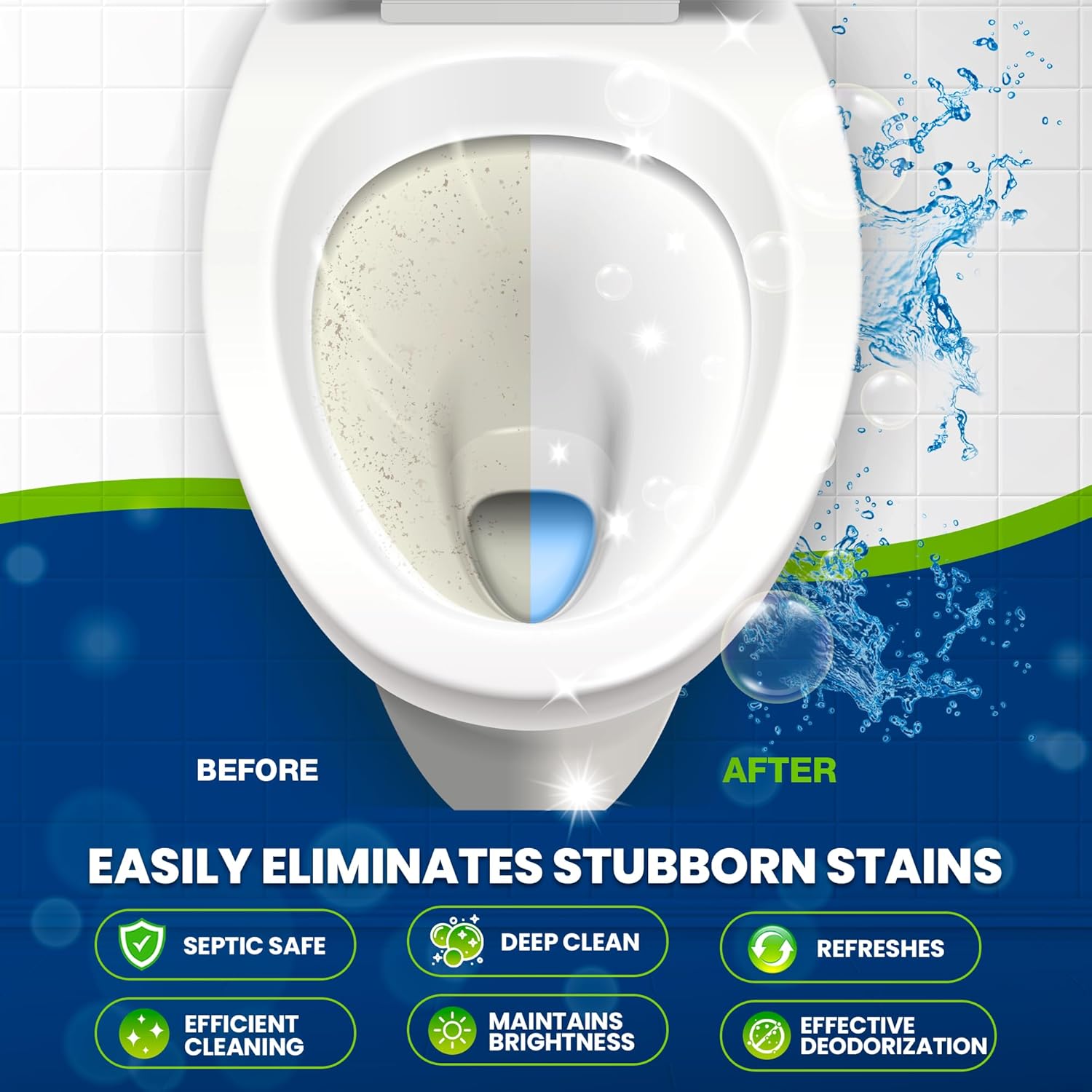 True Fresh Toilet Bowl Cleaner Tablets 24 Pack 1