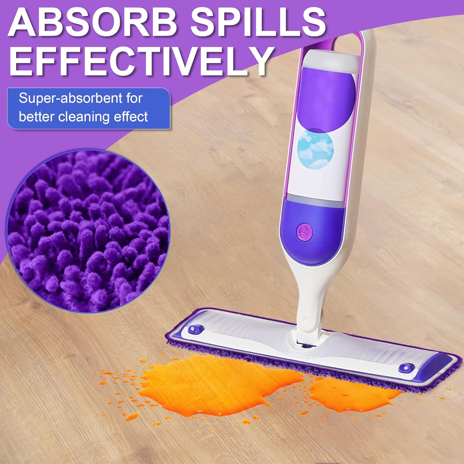 Aifacay Reusable Mop Pads for Swiffer Power Mop