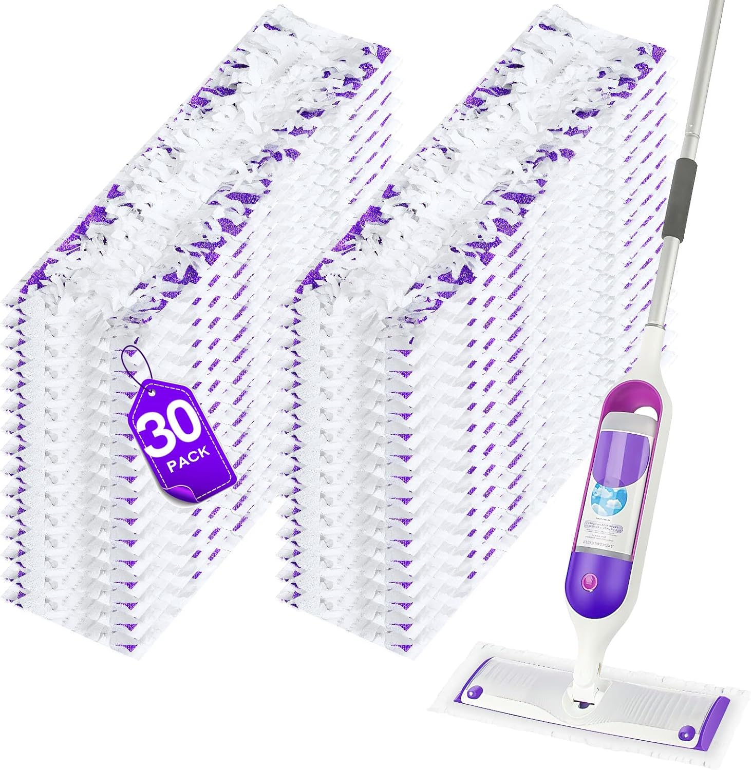 30 Count KLEANMAX Power Mop Pads Refills