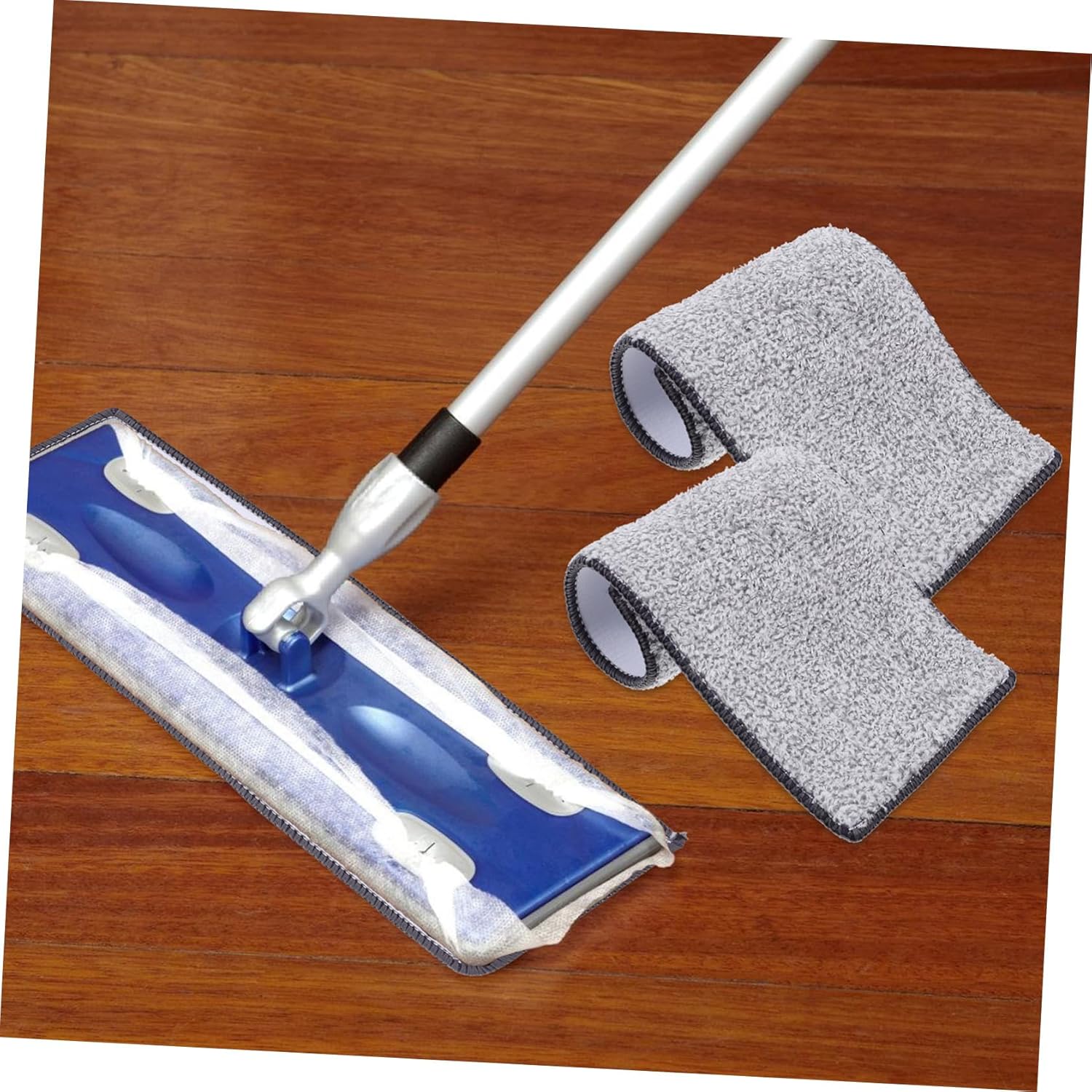 10pcs Reusable Microfiber Mop Pads for Home Cleaning
