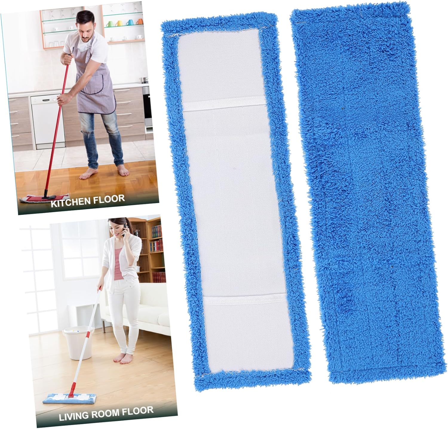 PACKOVE Microfiber Mop Pad Refill for Hard Floors