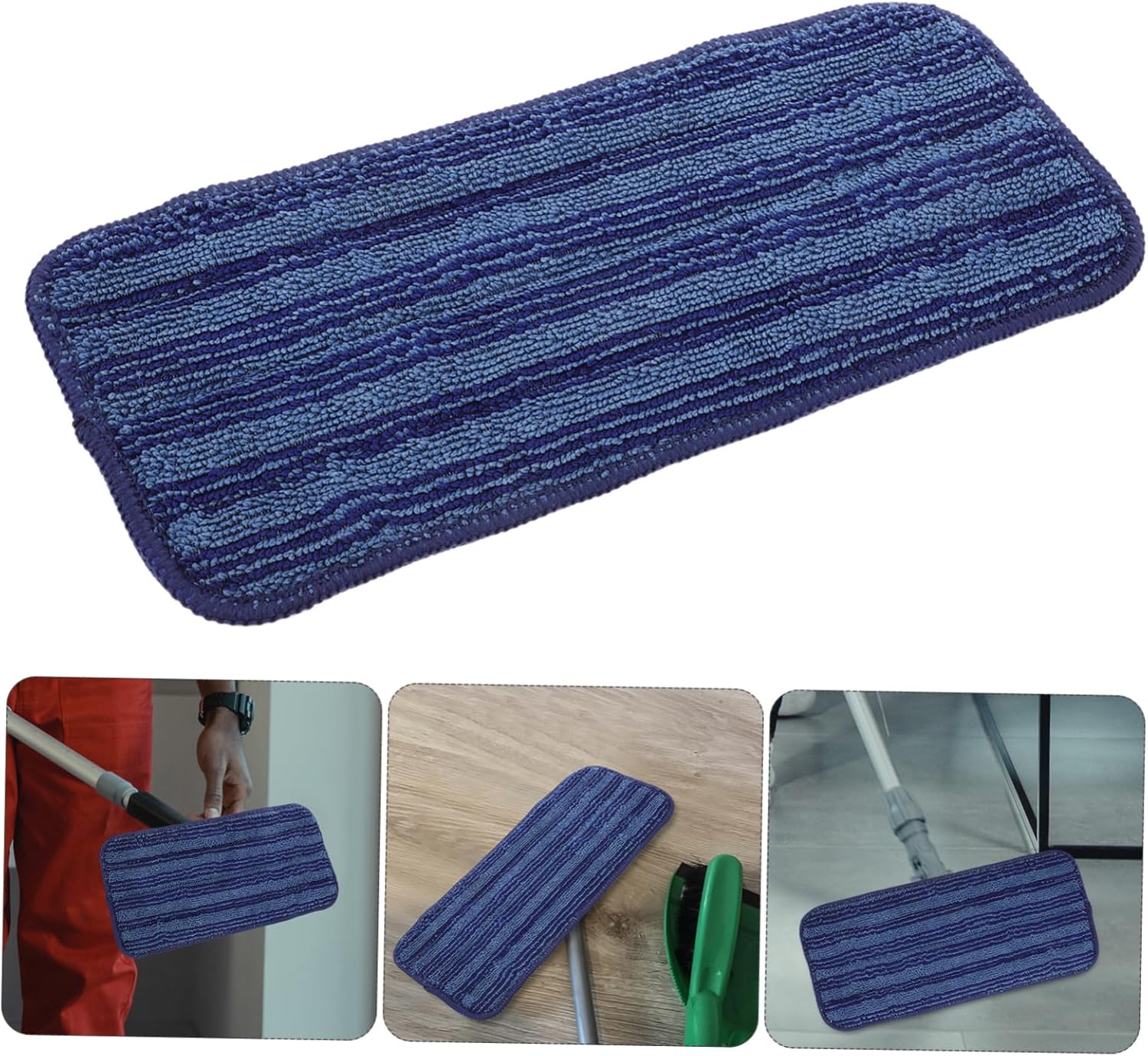 CALLARON Reusable Microfiber Mop Pads - Dry and Wet Cleaning