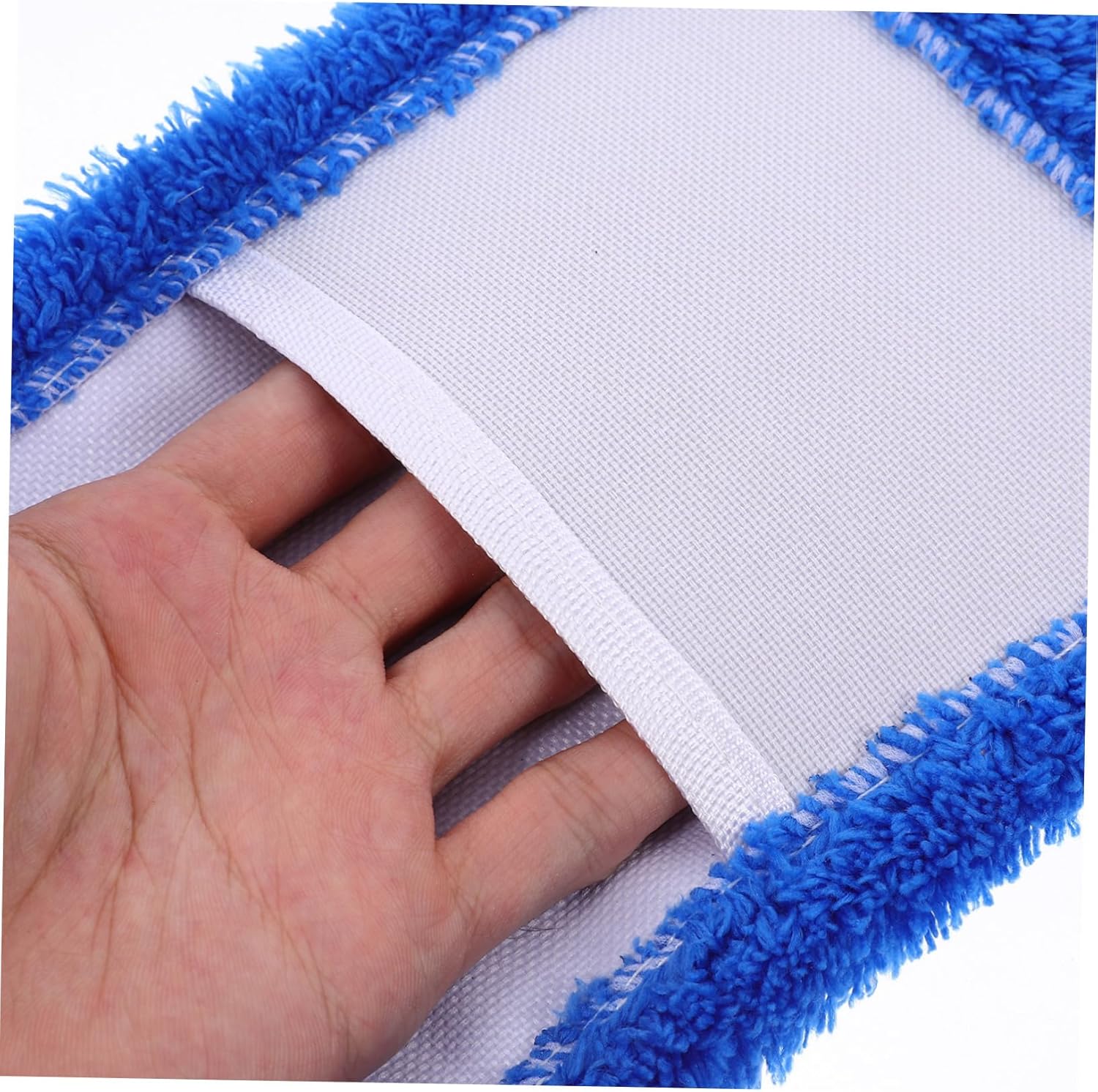 4PCS Coral Fleece Mop Pads Washable Replacement